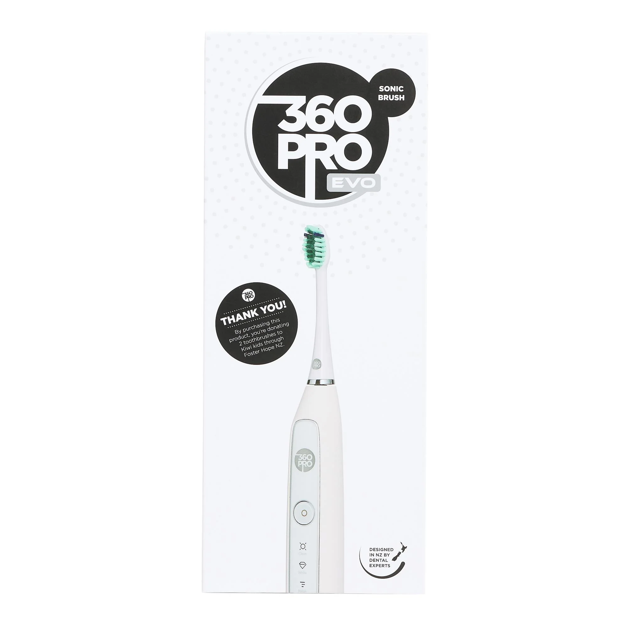 360Pro Evo Sonic Toothbrush (White) - Image 6