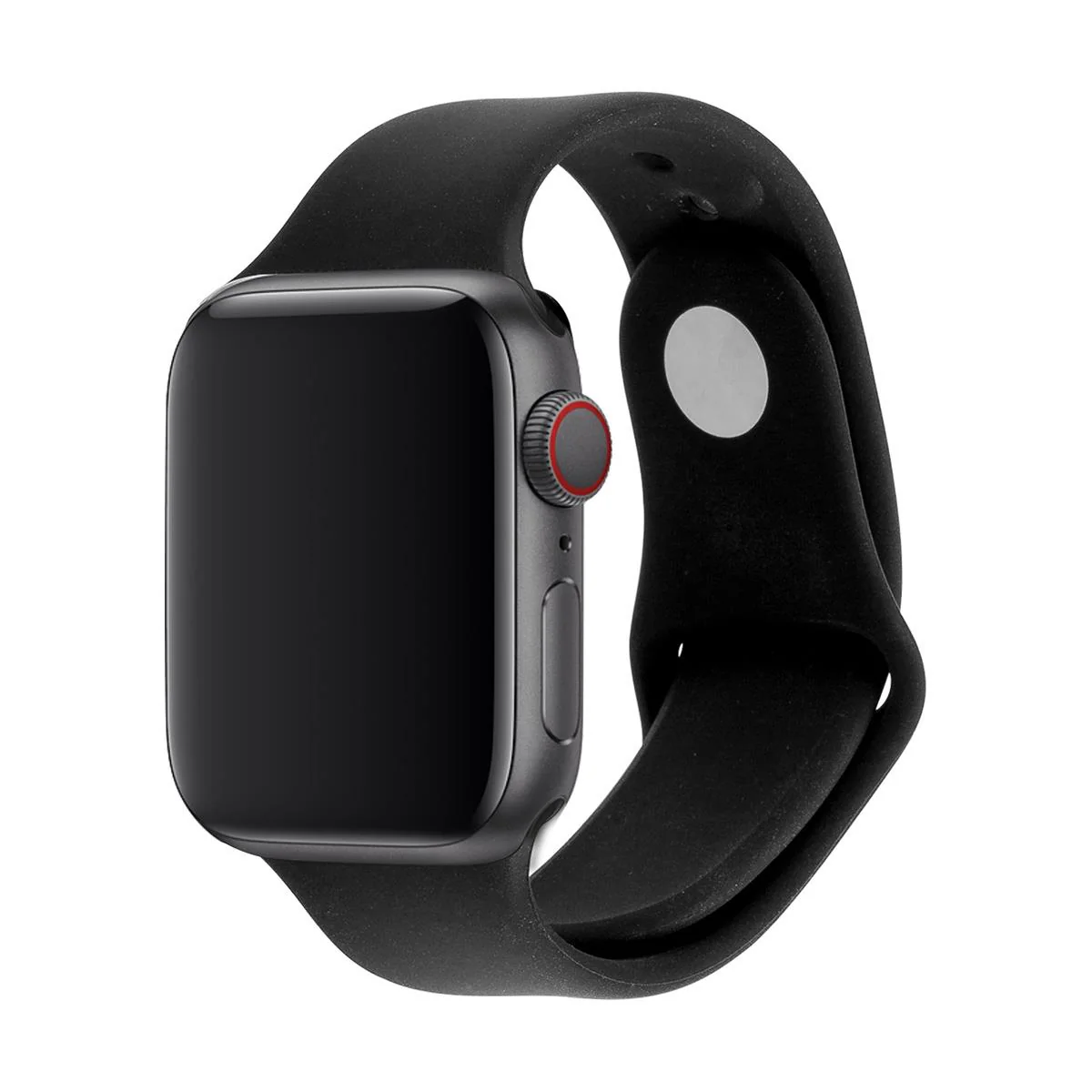 3sixT Silicone 42-44mm Band for Apple Watch Series 1/2/3/4 (Black) - Image 2