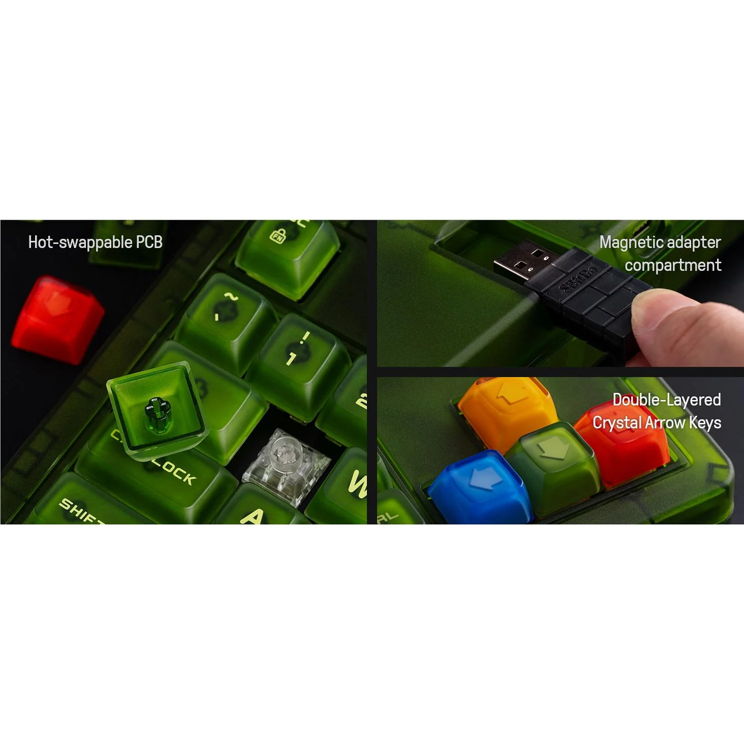 8Bitdo Retro 87 Mechanical Keyboard (Xbox Edition) - Image 6