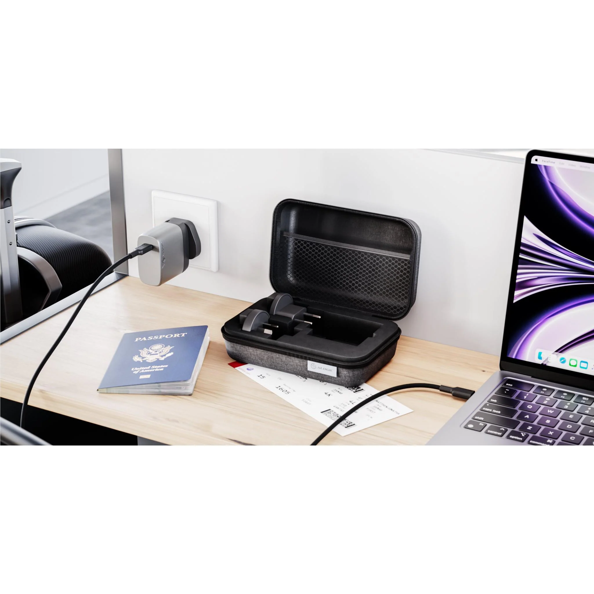 ALOGIC 1X67 Rapid Power 67W Multi Country Travel GaN Charger (Space Grey) - Image 10