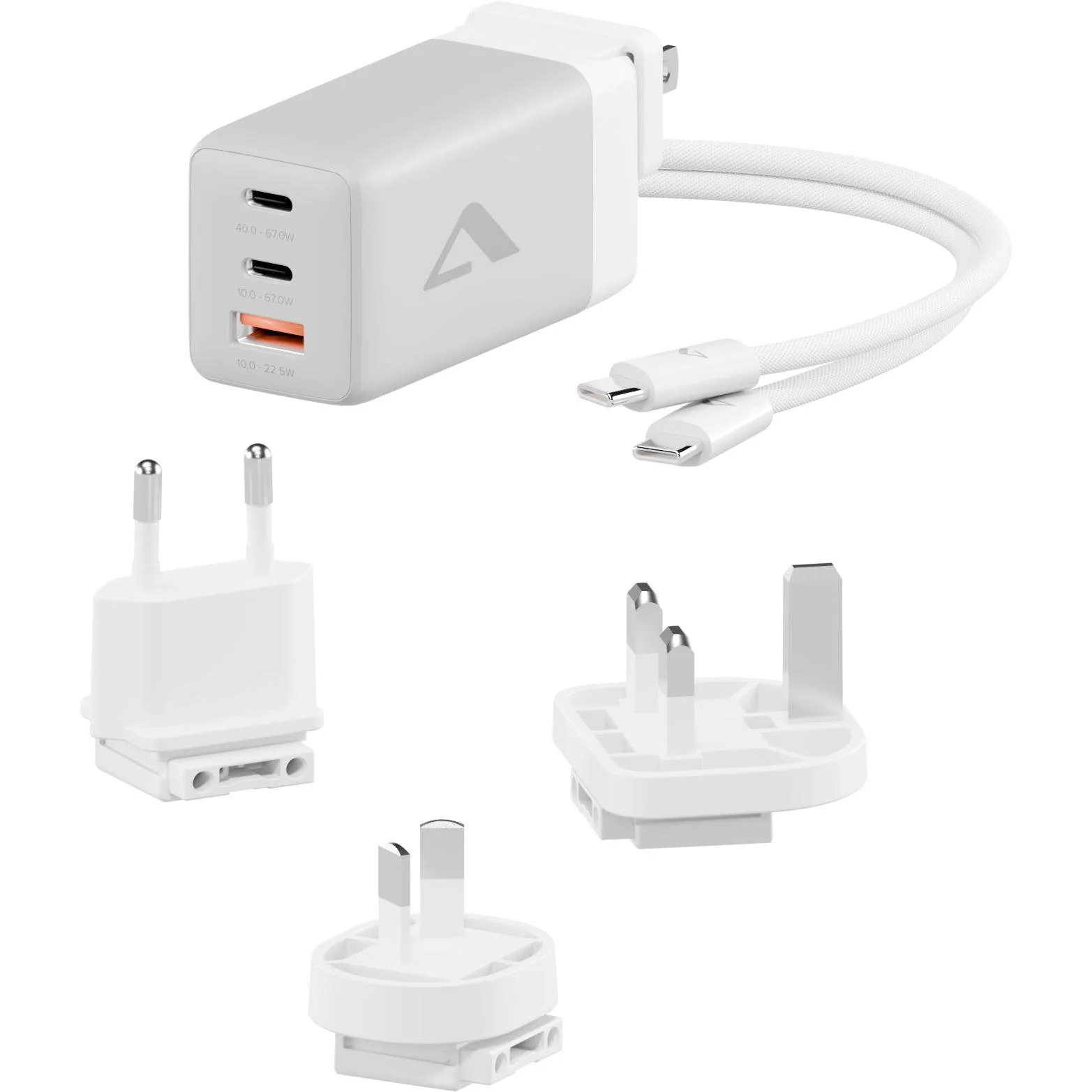 ALOGIC 3X67 Rapid Power 67W Multi Country Travel GaN Charger - Image 3