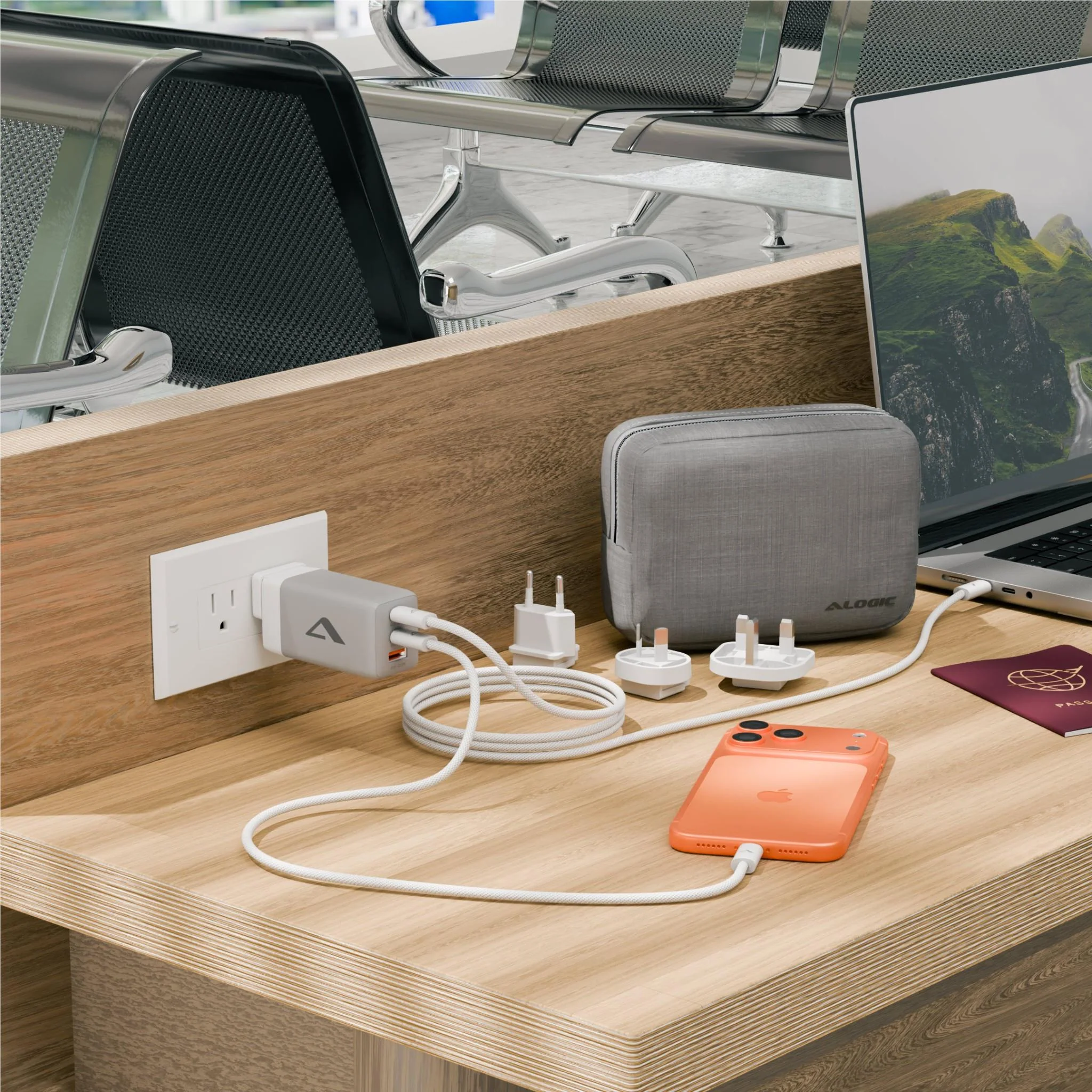 ALOGIC 3X67 Rapid Power 67W Multi Country Travel GaN Charger - Image 7