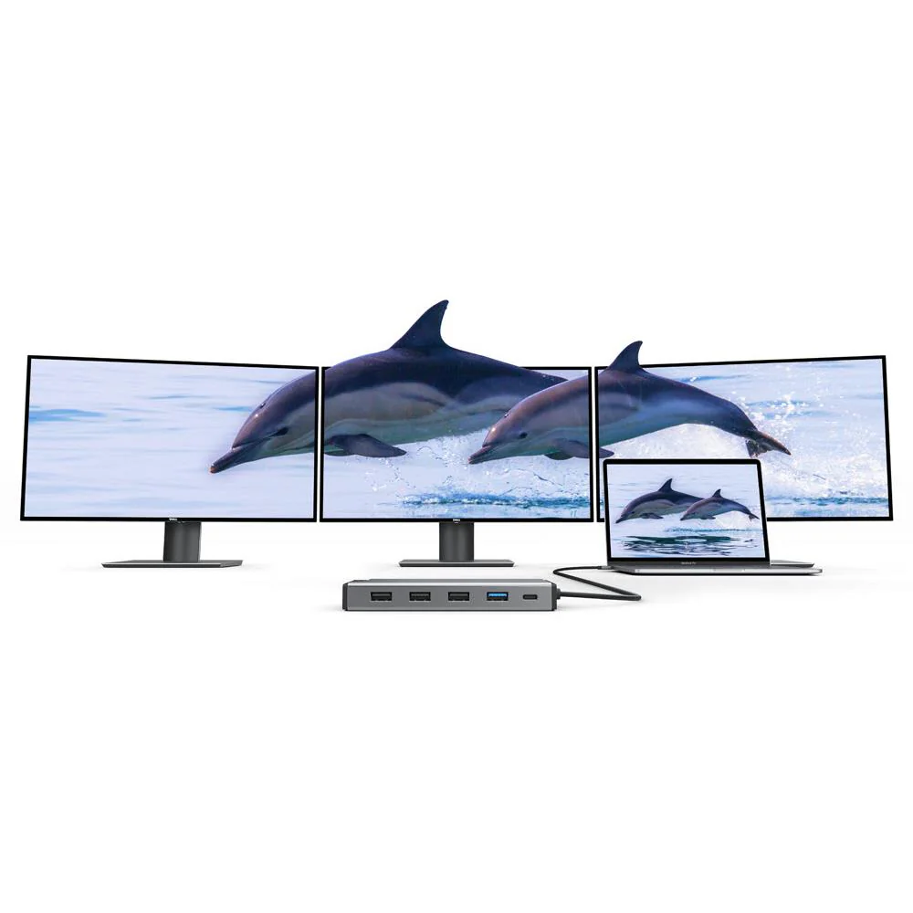 ALOGIC DV3 V2 Universal 12-in-1 Triple Display Mini Dock - Image 4