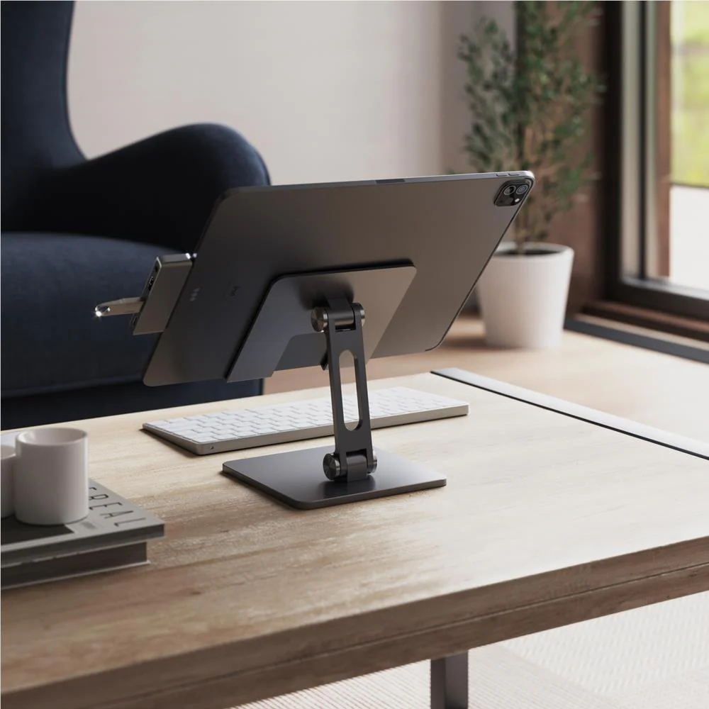 ALOGIC Edge Table and iPad Stand (Space Grey) - Image 6