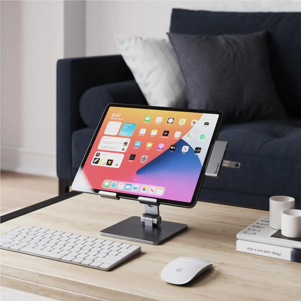ALOGIC Edge Table and iPad Stand (Space Grey) - Image 7