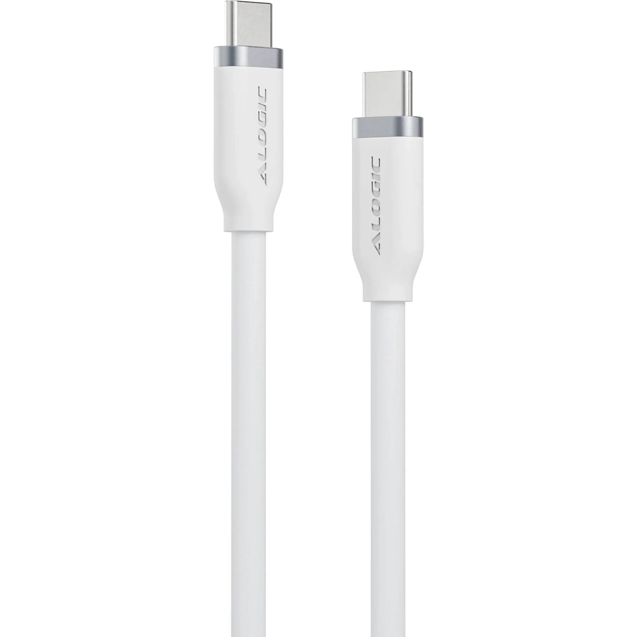 ALOGIC Elements Silicone 240W USB-C Cable [1m] (White)