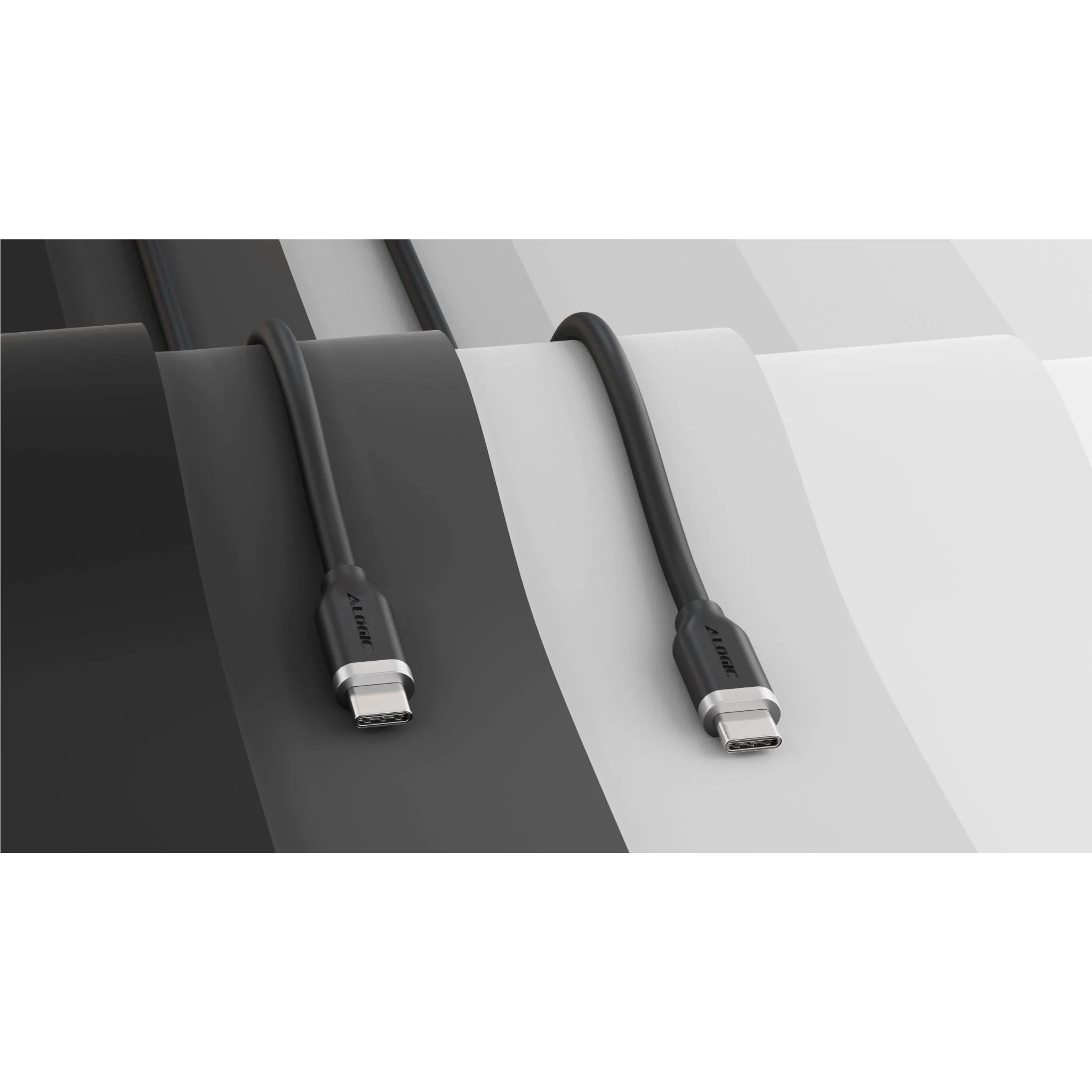 ALOGIC Elements Silicone 240W USB-C Cable [2m] (Black) - Image 3