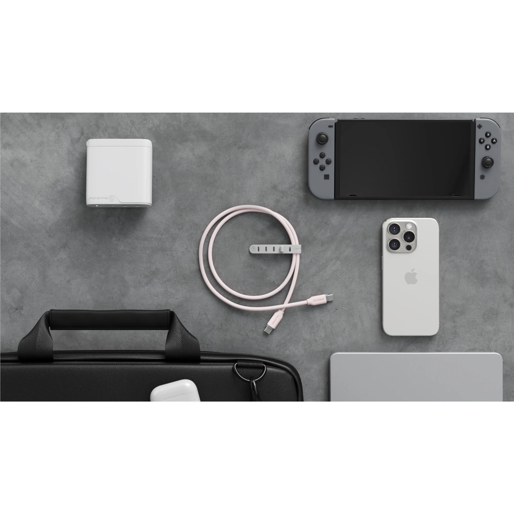 ALOGIC Elements Silicone 240W USB-C Cable [2m] (Lilac) - Image 3