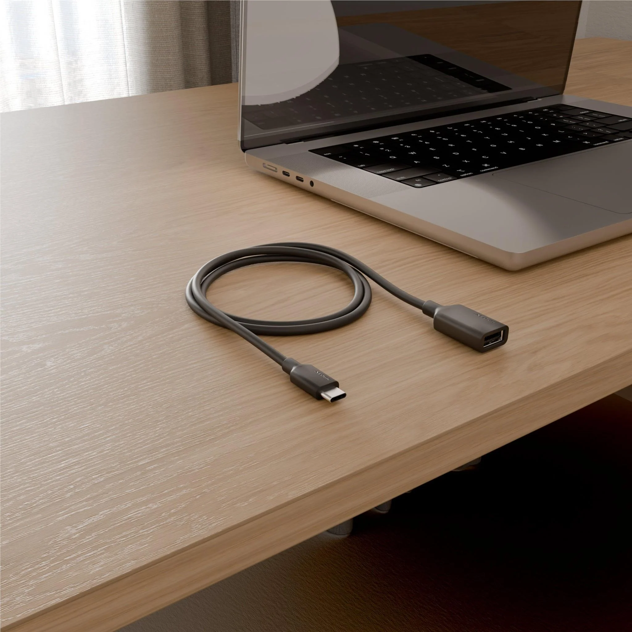 Alogic Elements USB-C Male to USB-A Female Extension Cable (2m) - Image 2