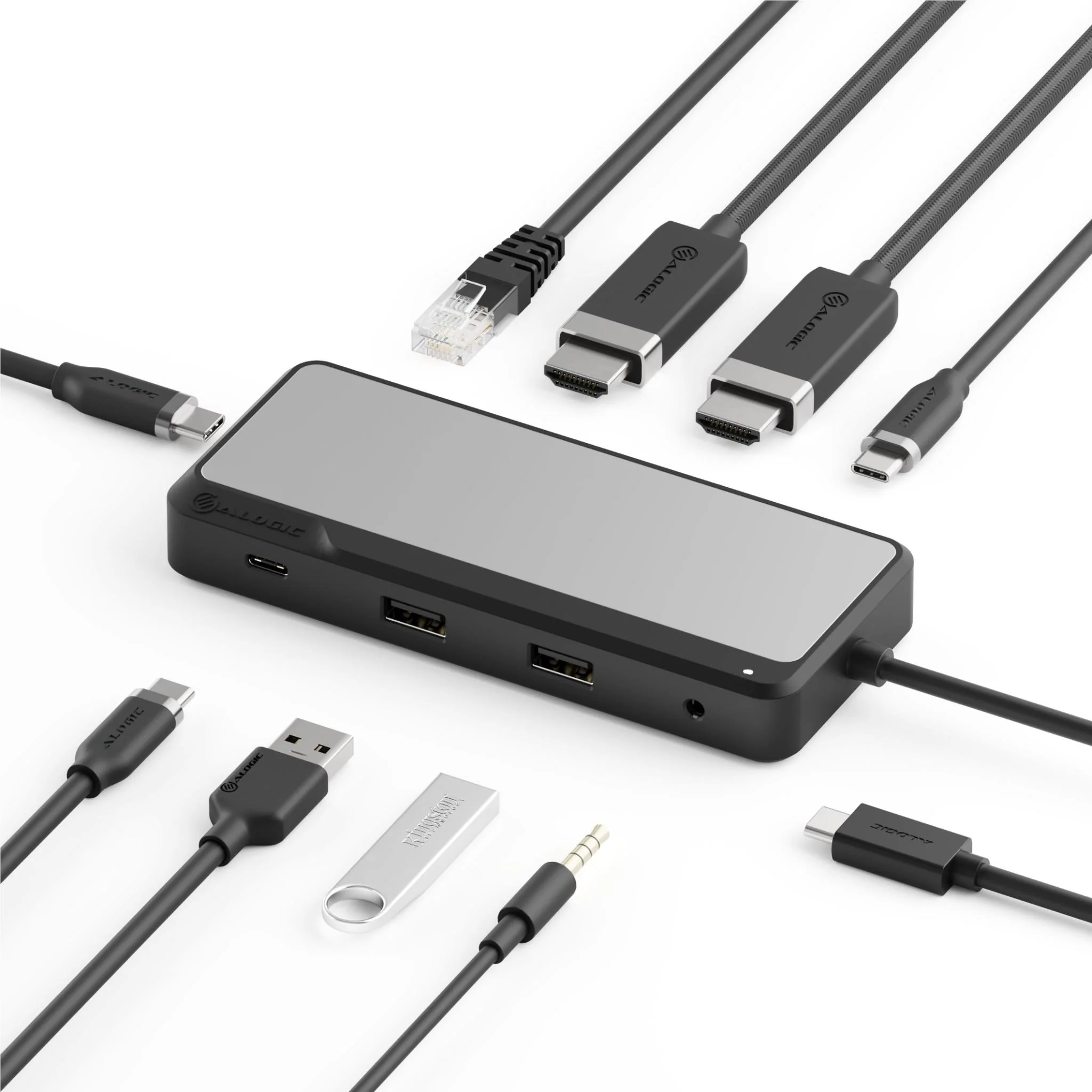 Alogic Fusion Pro DUO USB-C Dual HDMI Dock with Power Delivery - Image 3