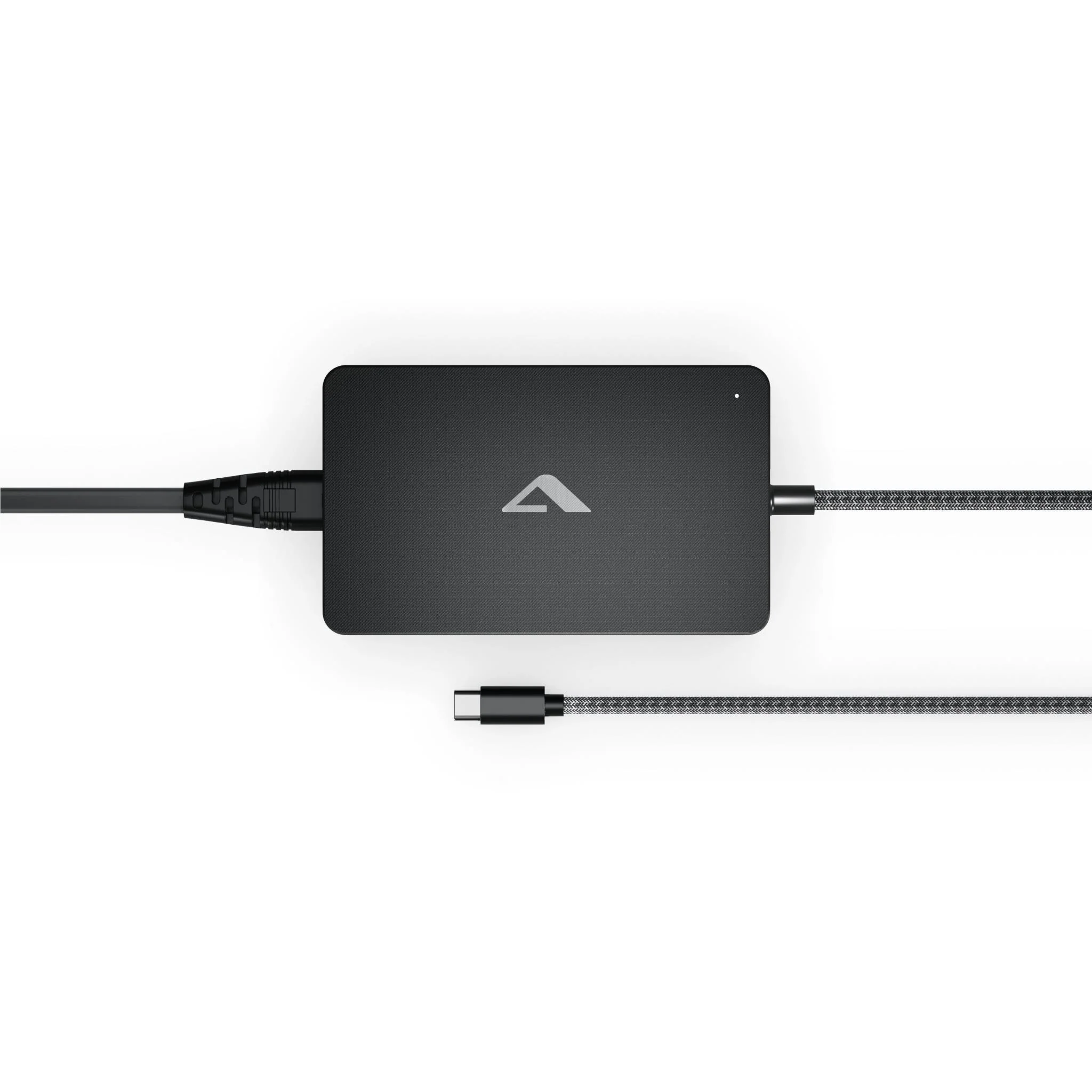 ALOGIC Rapid Power 100W Inline GaN Charger with Fixed USB-C Cable (Black)