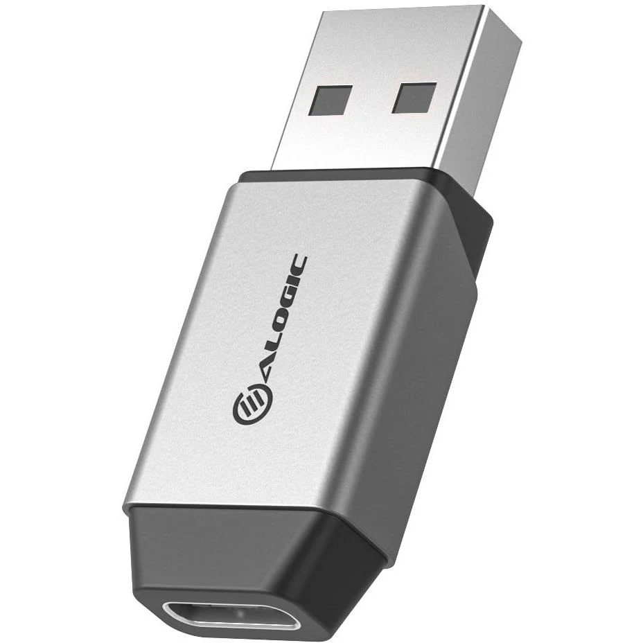 ALOGIC Ultra Mini USB-A to USB-C Adapter (Space Grey) - Image 2