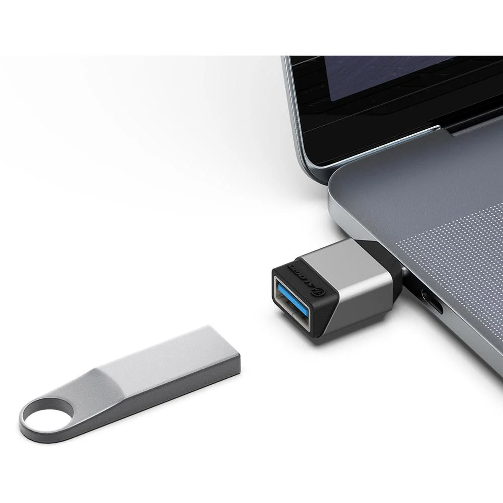 ALOGIC Ultra Mini USB-C to USB-A Adapter (Space Grey) - Image 3