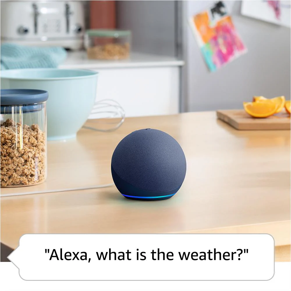Amazon Echo Dot Smart Speaker & Alexa 5th Gen (Deep Sea Blue) - Image 7