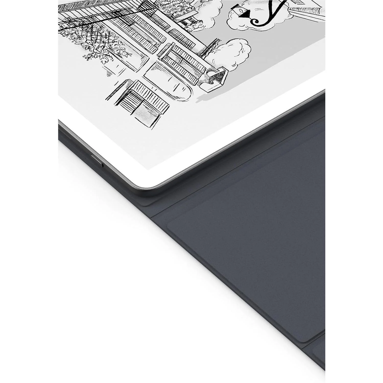 Amazon Kindle Scribe Folio Cover with Magnetic Attachment (Graphite) - Image 2