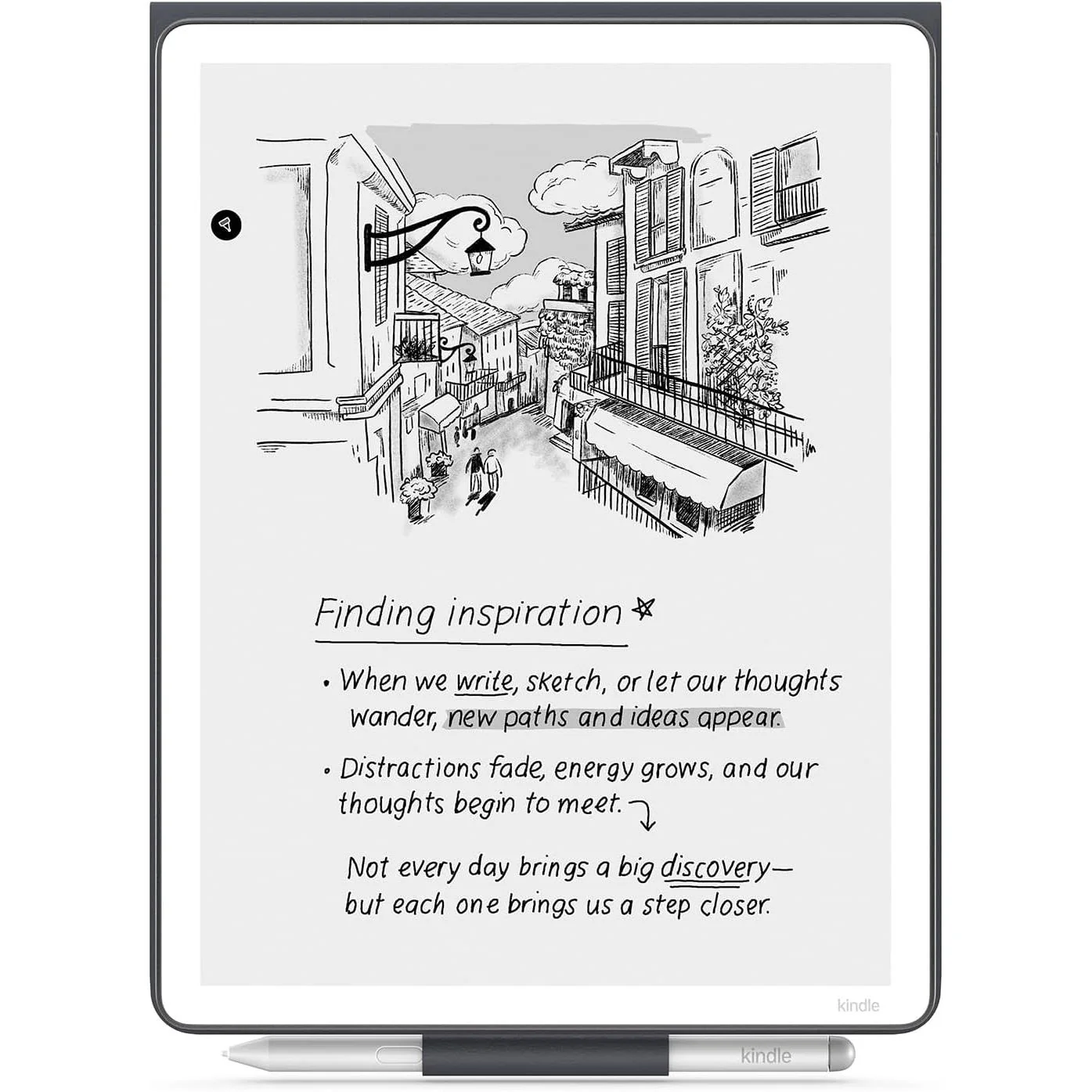 Amazon Kindle Scribe Folio Cover with Magnetic Attachment (Graphite) - Image 5