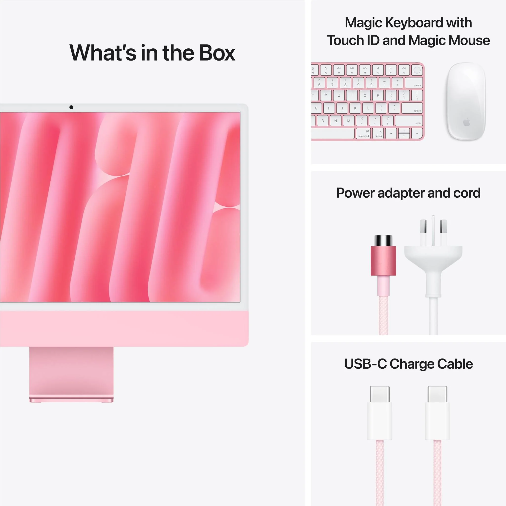 Apple iMac with Retina 4.5K Display 24-inch, M4 Chip 10-core 256GB (Pink) - Image 9