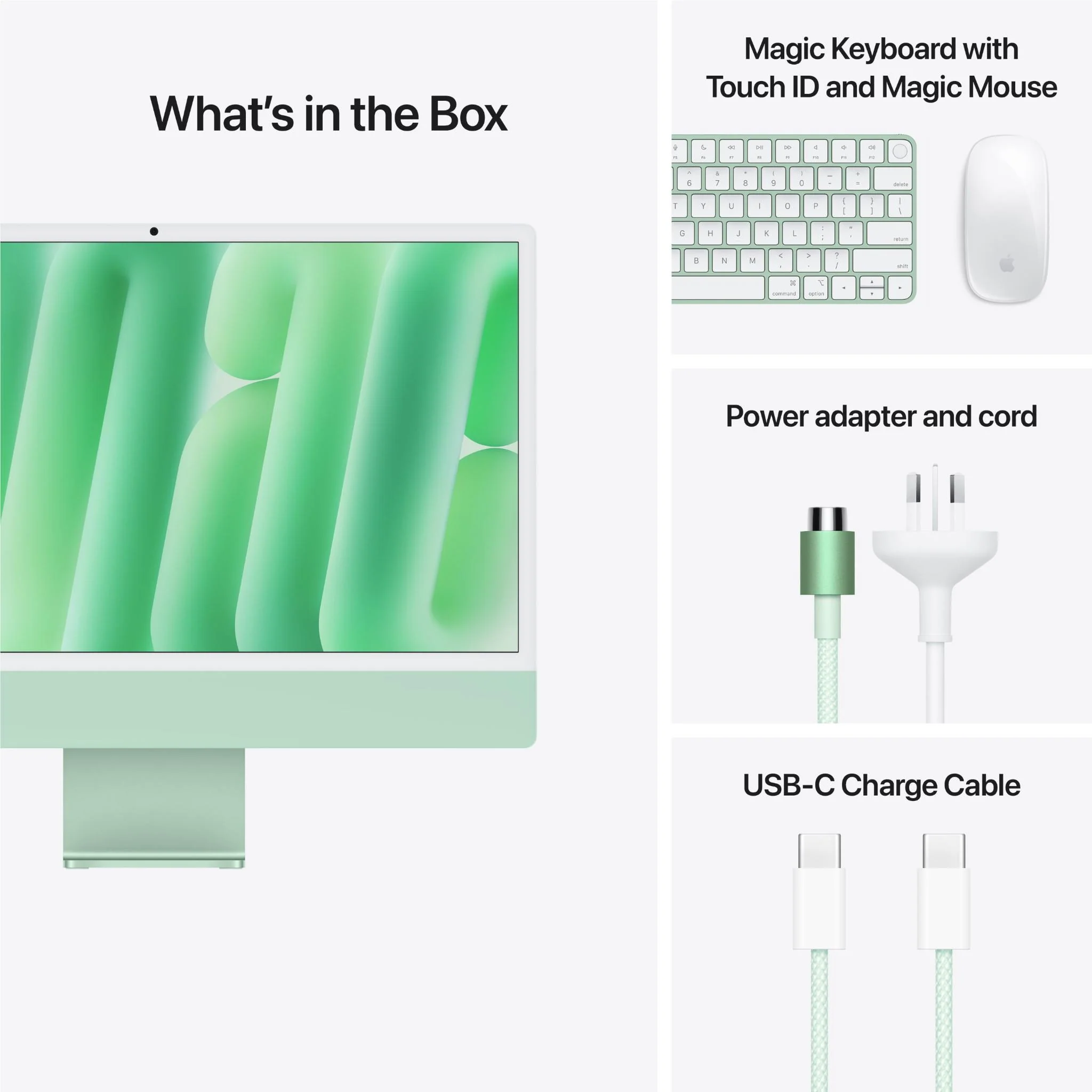 Apple iMac with Retina 4.5K Display 24-inch, M4 Chip 10-core 512GB (Green) - Image 9