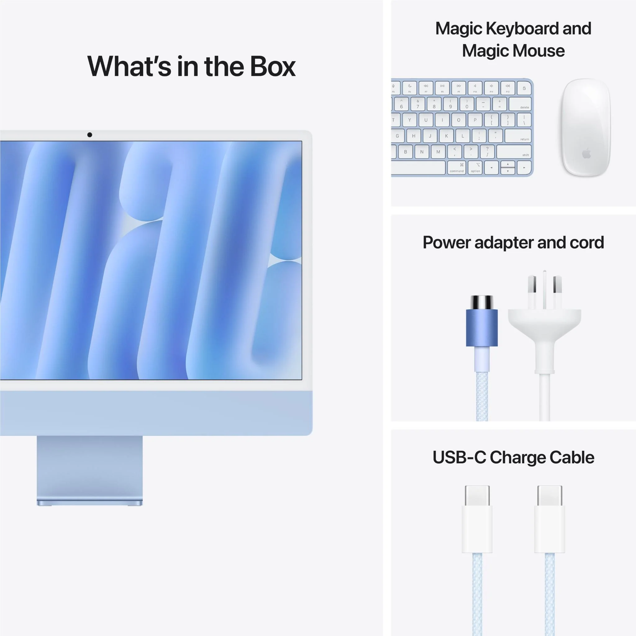 Apple iMac with Retina 4.5K Display 24-inch, M4 Chip 8-core 256GB (Blue) - Image 9