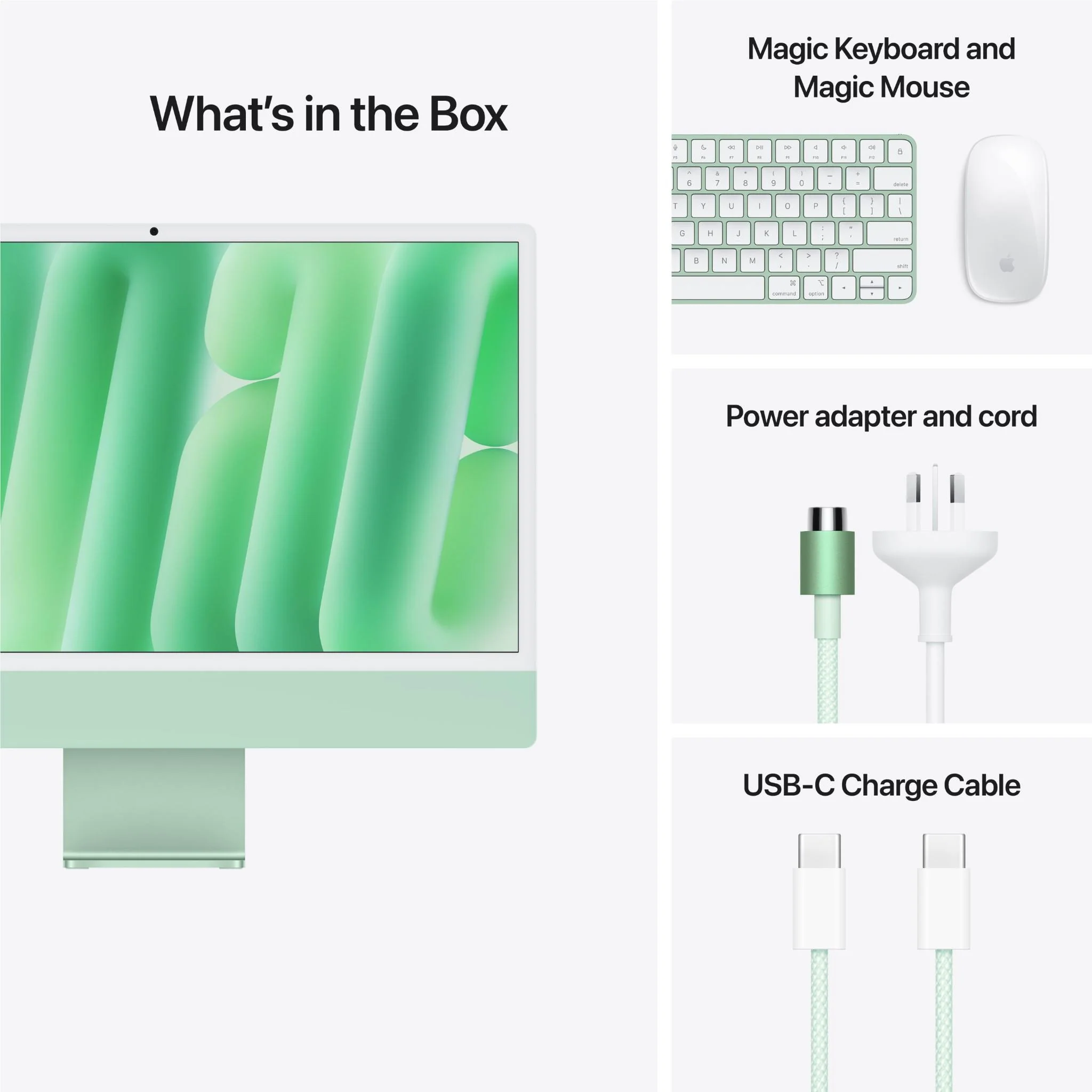 Apple iMac with Retina 4.5K Display 24-inch, M4 Chip 8-core 256GB (Green) - Image 9