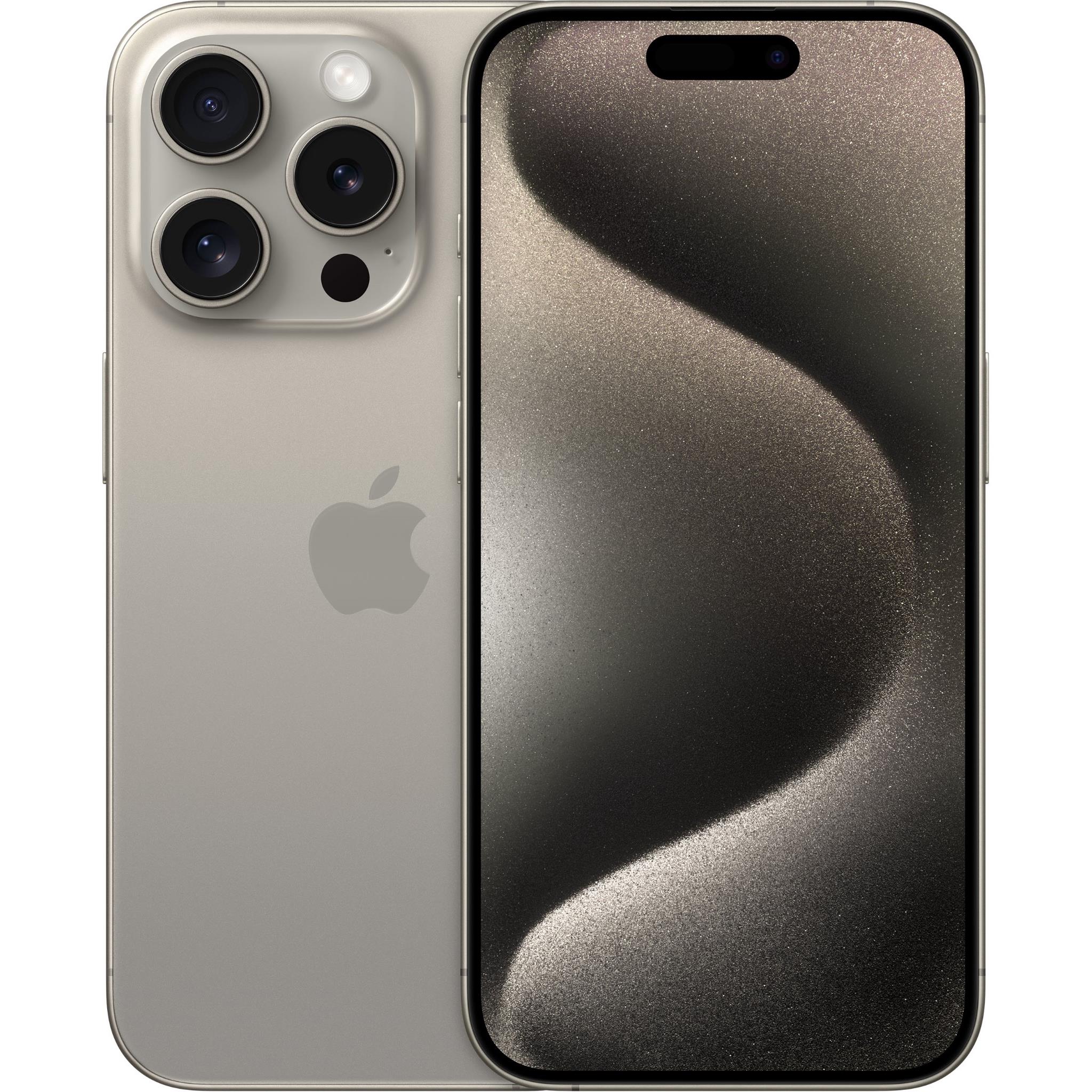 Apple iPhone 15 Pro 128GB (Natural Titanium) [~Refurbished: Excellent]