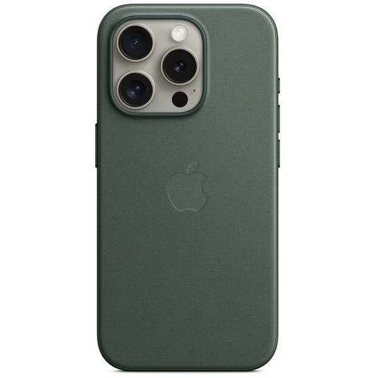 Apple iPhone 15 Pro FineWoven Case with MagSafe (Evergreen)