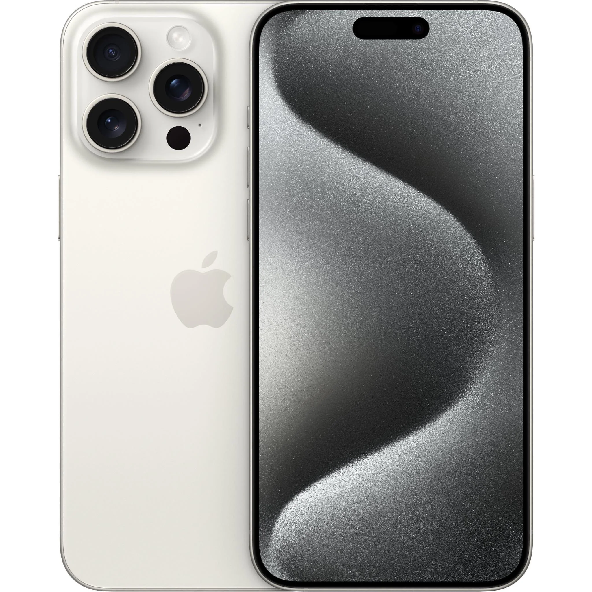 Apple iPhone 15 Pro Max 256GB (White Titanium) [~Refurbished: Excellent]
