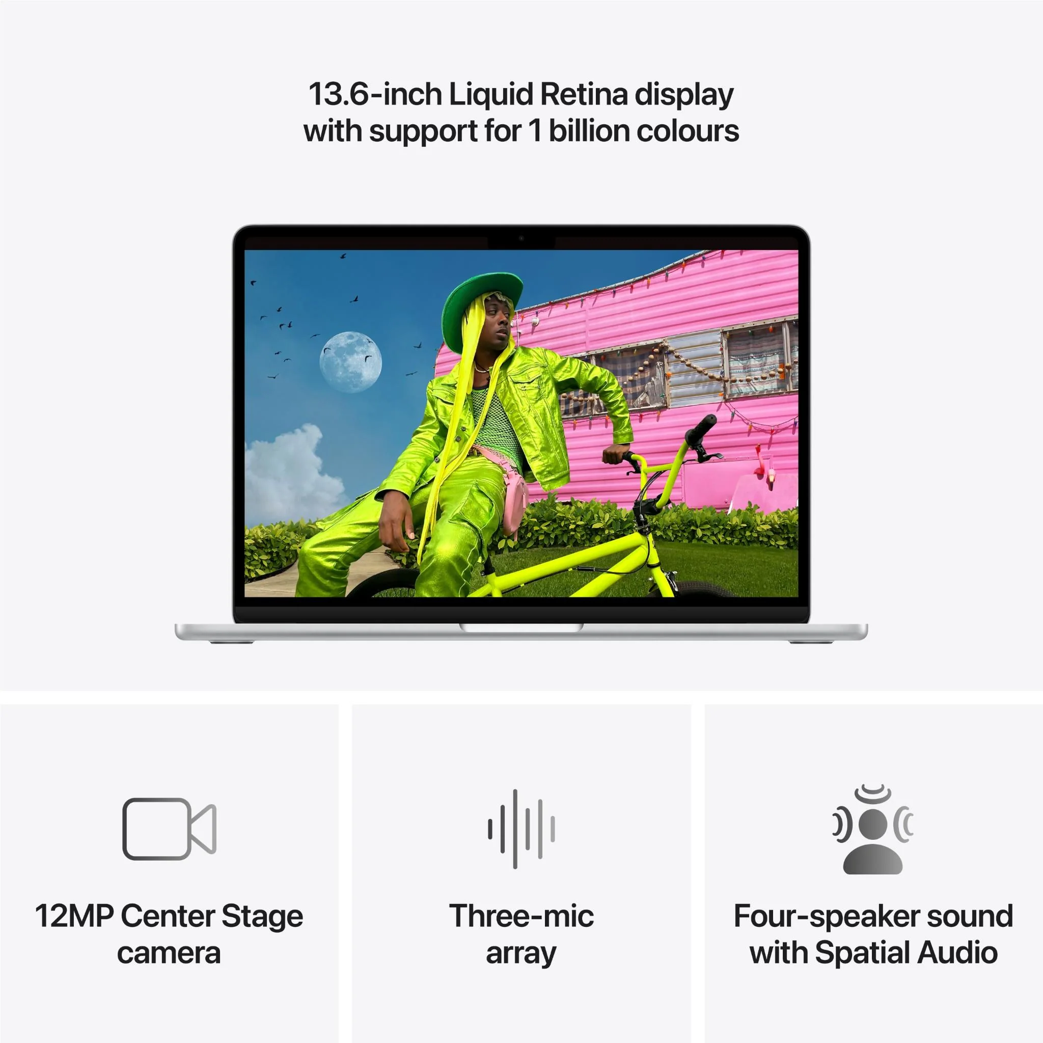 Apple MacBook Air 13-inch with M5 Chip, 1TB/24GB (Silver) - Image 5