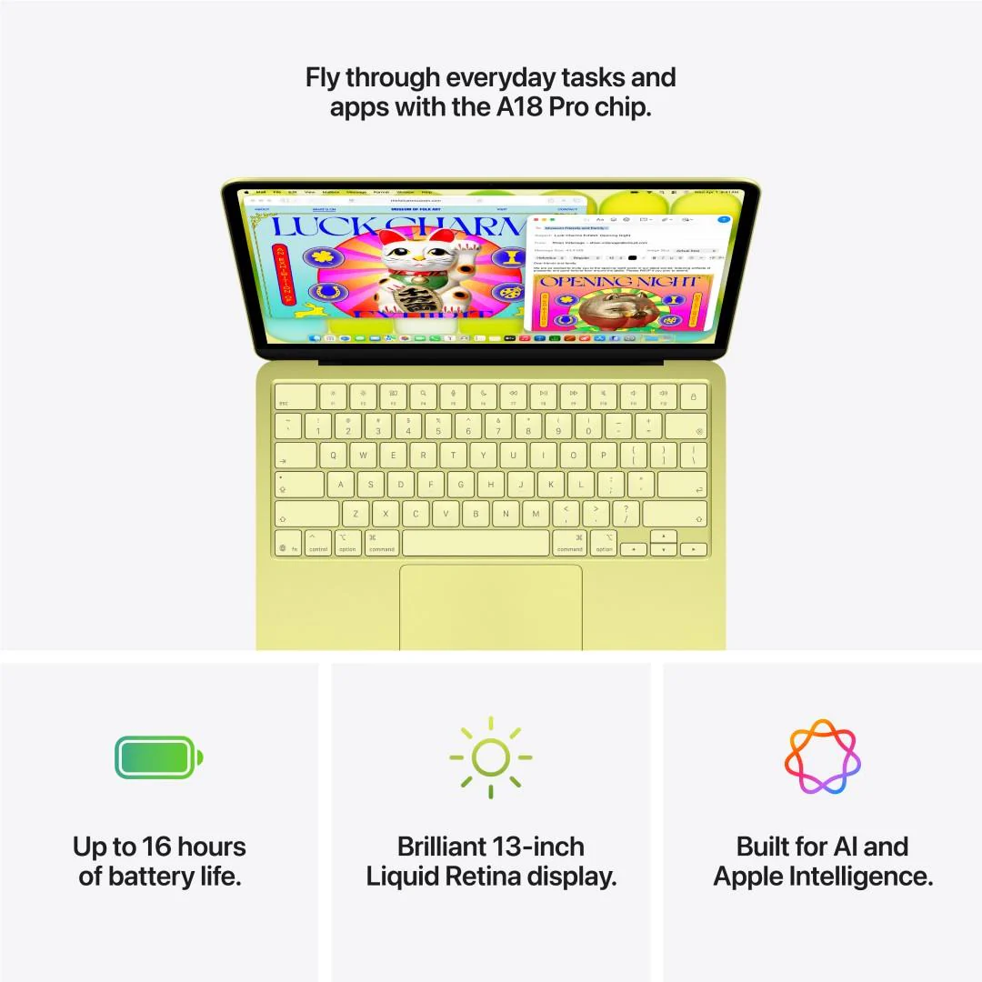 Apple MacBook Neo 13-inch with A18 Pro Chip, 256GB/8GB (Indigo) - Image 9
