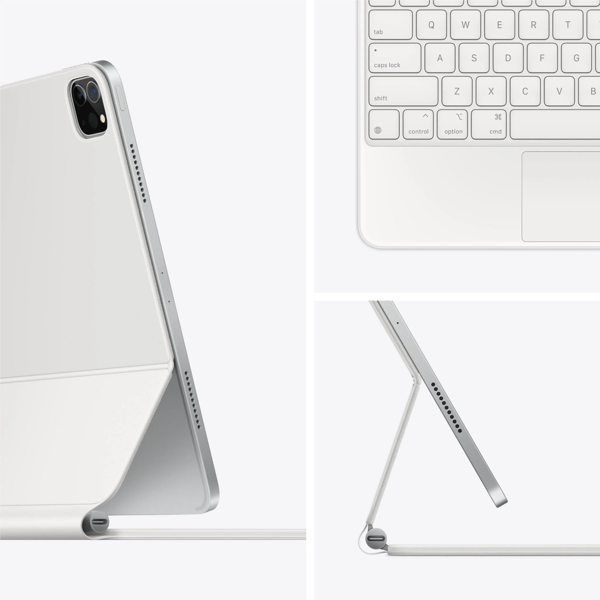 Apple Magic Keyboard for iPad Pro 11" (White) - Image 3