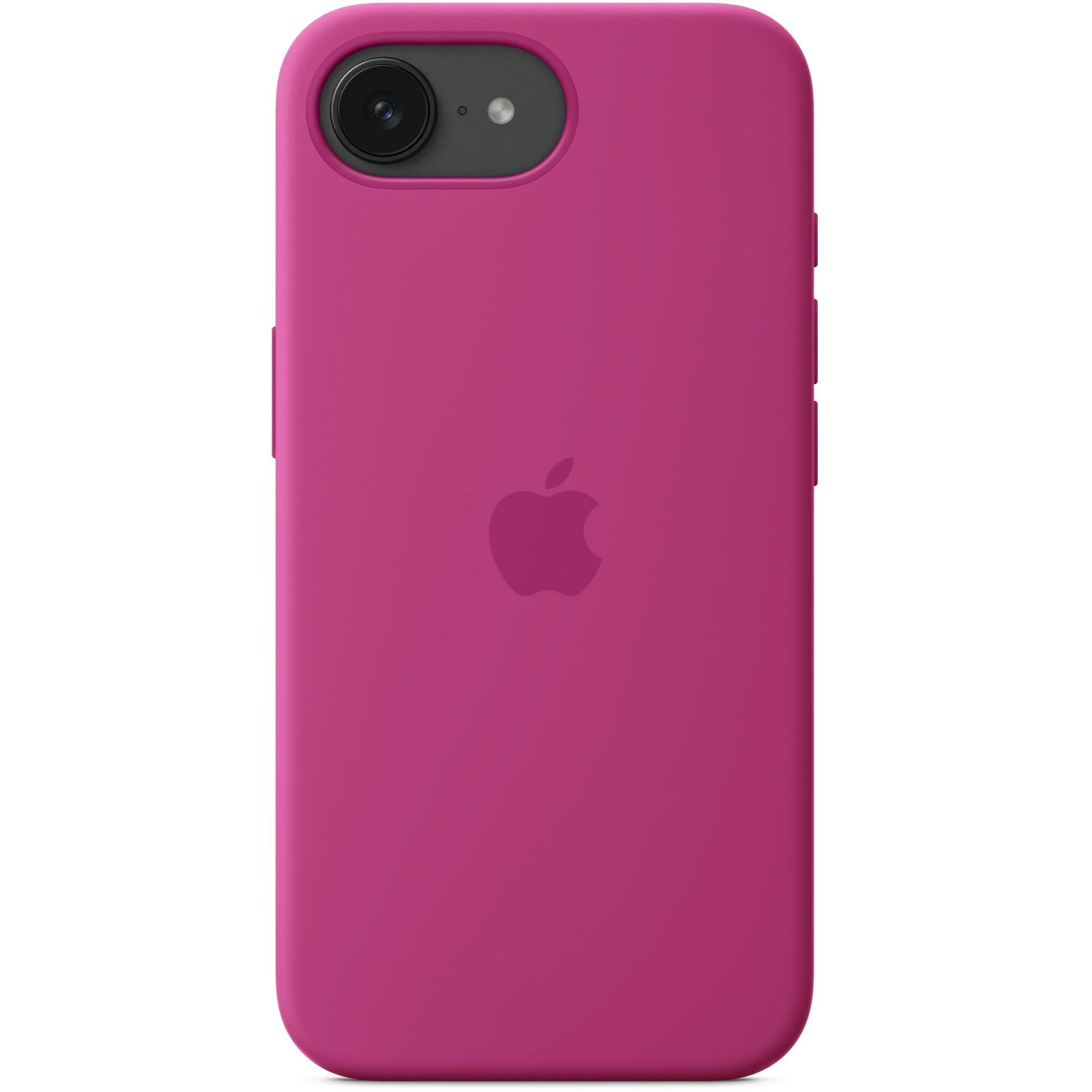 Apple Silicone Case for iPhone 16e (Fuschia) - Image 3