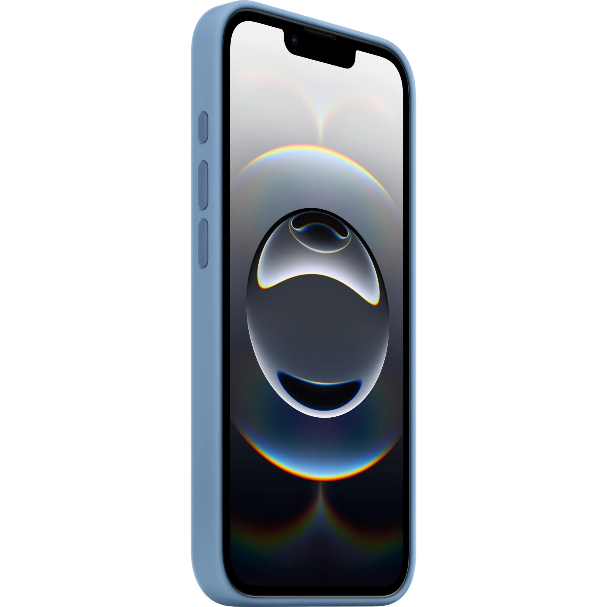 Apple Silicone Case for iPhone 16e (Winter Blue) - Image 2