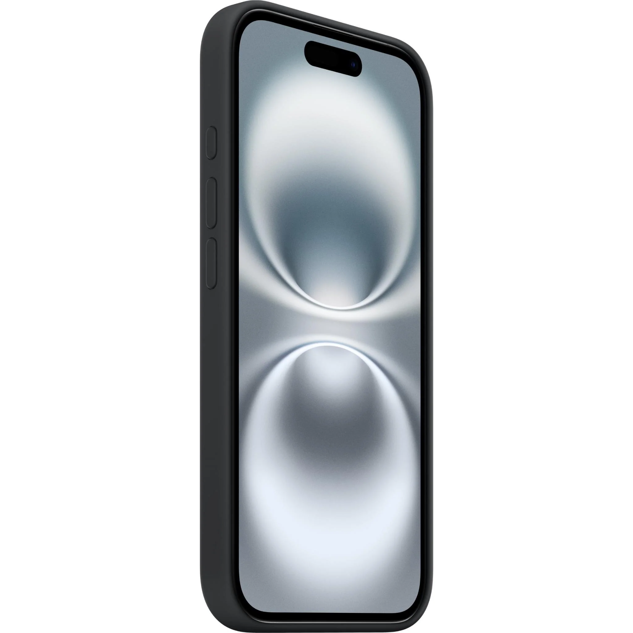 Apple Silicone Case with MagSafe for iPhone 16 (Black) - Image 2
