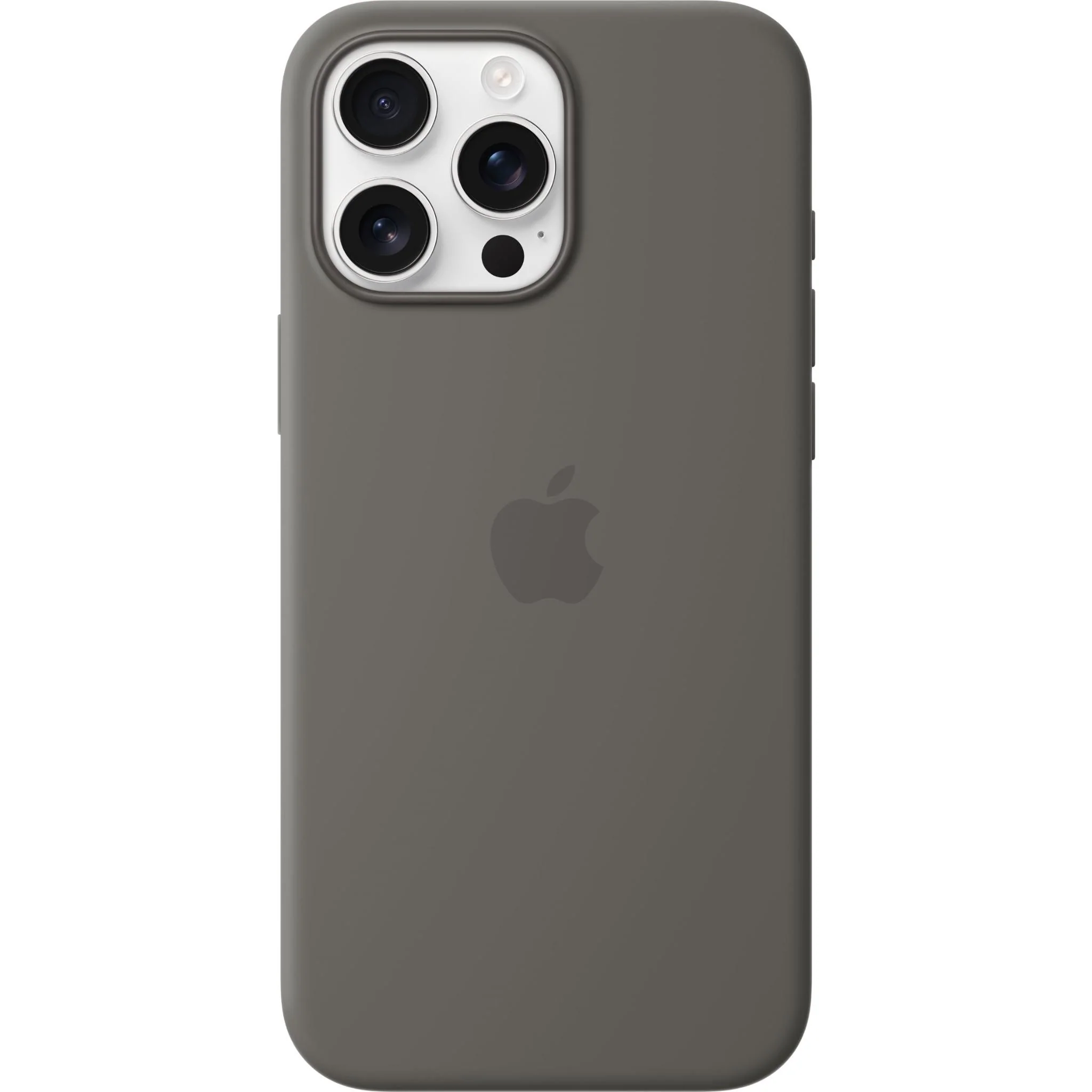 Apple Silicone Case with MagSafe for iPhone 16 Pro Max (Stone Grey)