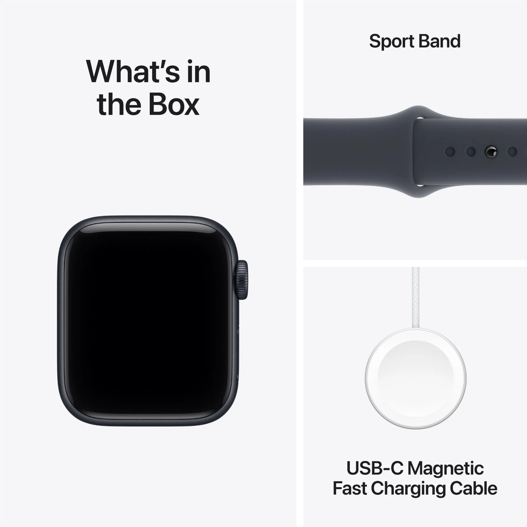 Apple Watch SE 3 40mm Midnight Aluminium Case GPS Sport Band (S/M) [2025] - Image 9