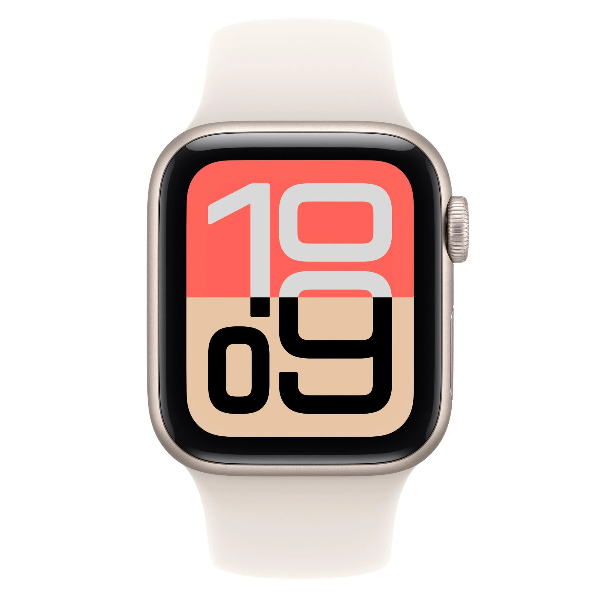 Apple Watch SE 3 40mm Starlight Aluminium Case GPS Sport Band (M/L) [2025] - Image 2