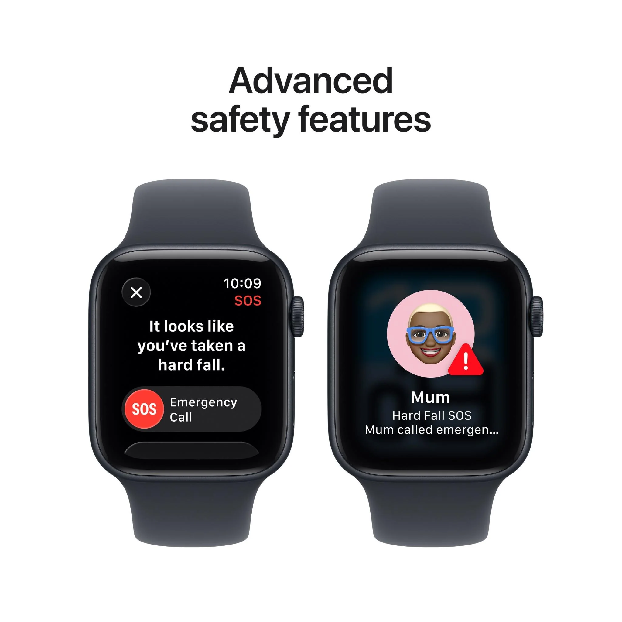 Apple Watch SE 3 44mm Midnight Aluminium Case GPS Sport Band (S/M) [2025] - Image 7