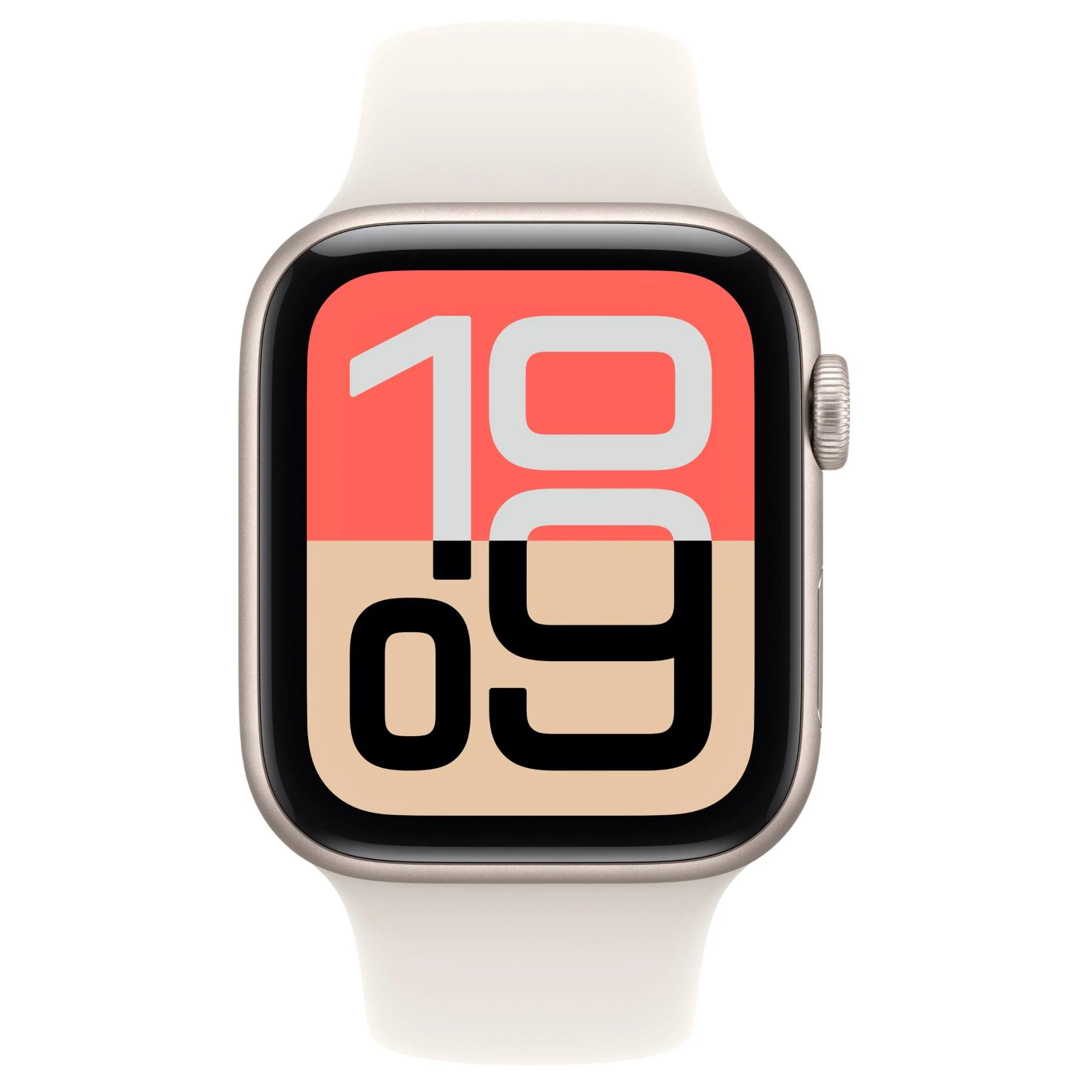 Apple Watch SE 3 44mm Starlight Aluminium Case GPS Sport Band (M/L) [2025] - Image 2