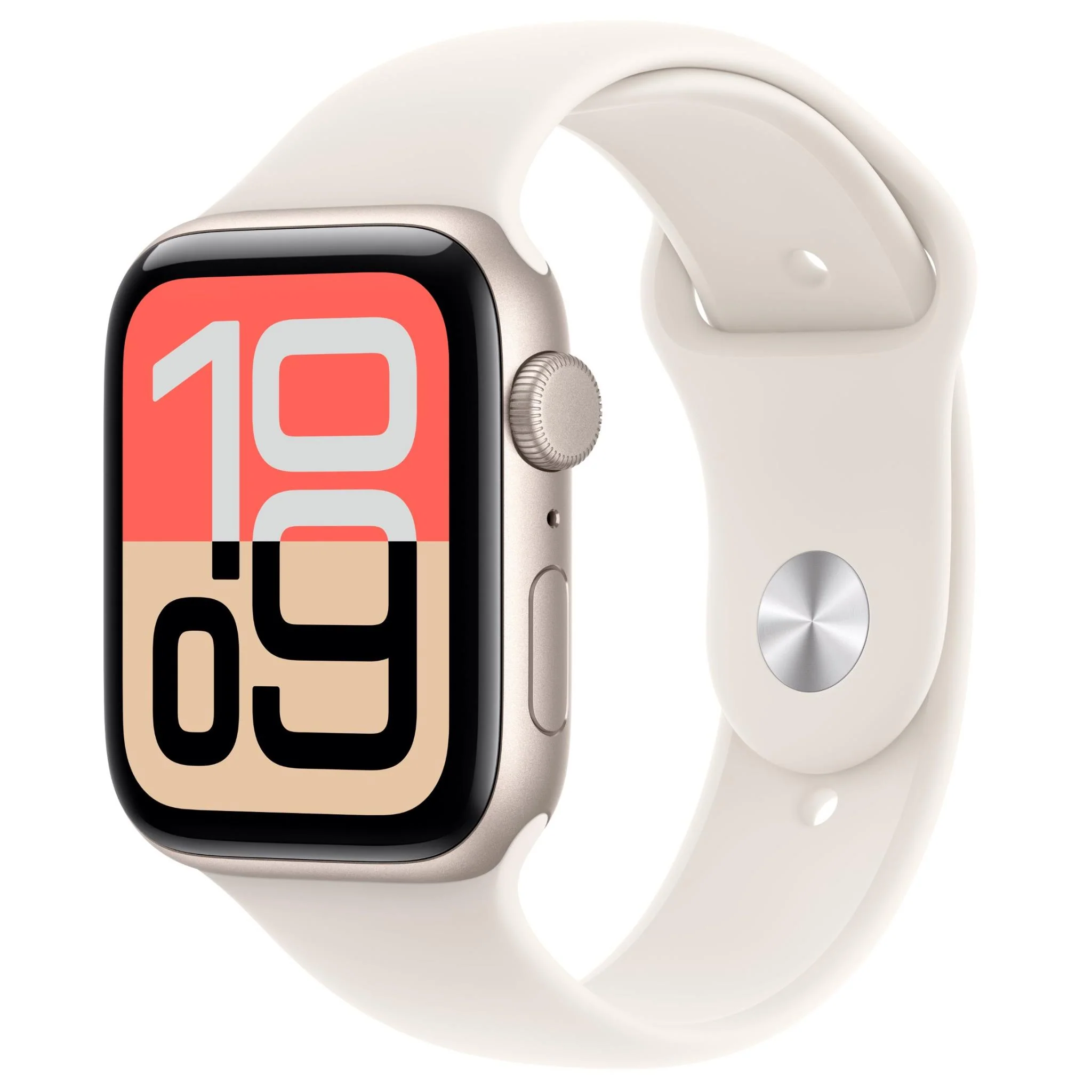 Apple Watch SE 3 44mm Starlight Aluminium Case GPS Sport Band (S/M) [2025] - Image 11