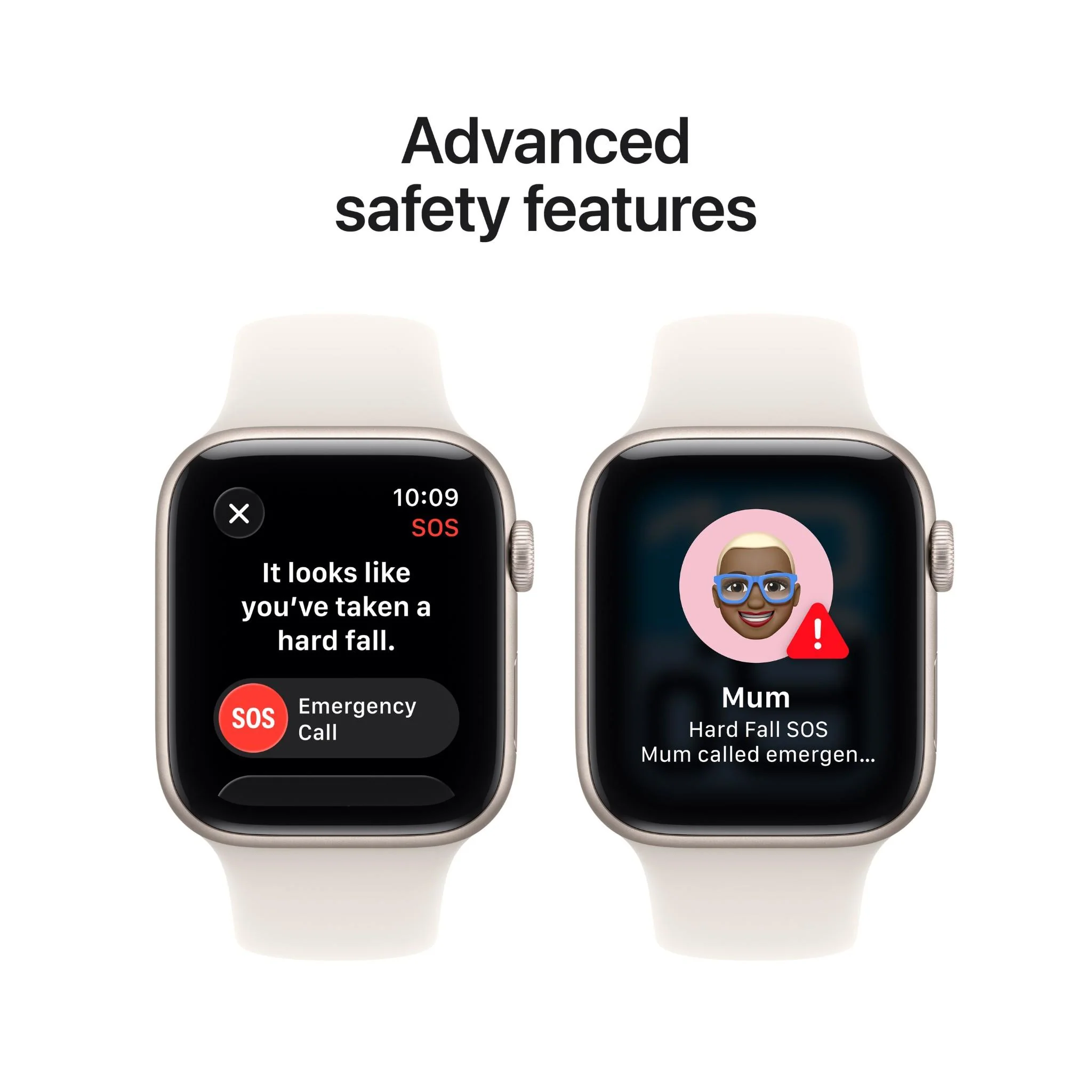 Apple Watch SE 3 44mm Starlight Aluminium Case GPS Sport Band (S/M) [2025] - Image 7