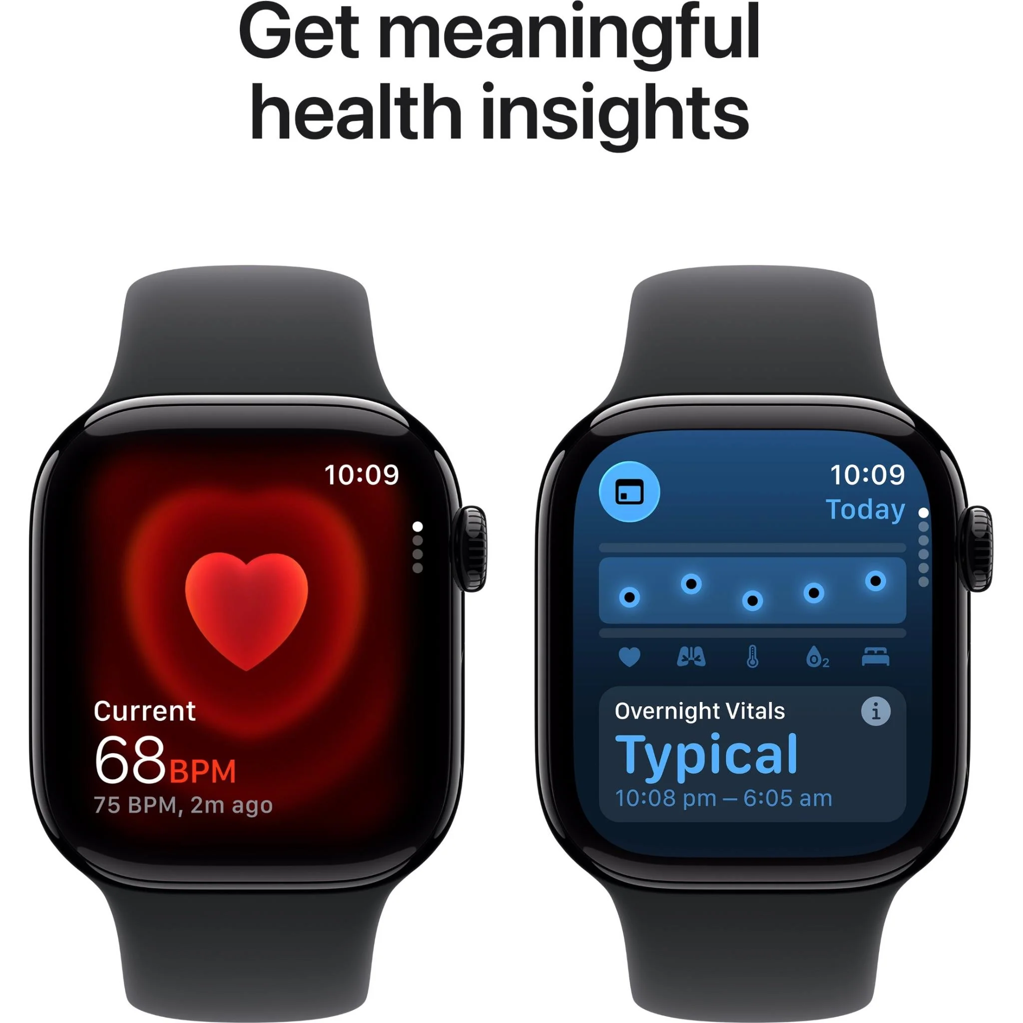 Apple Watch Series 11 42mm Jet Black Aluminium Case GPS Sport Band (M/L) [Black] - Image 5