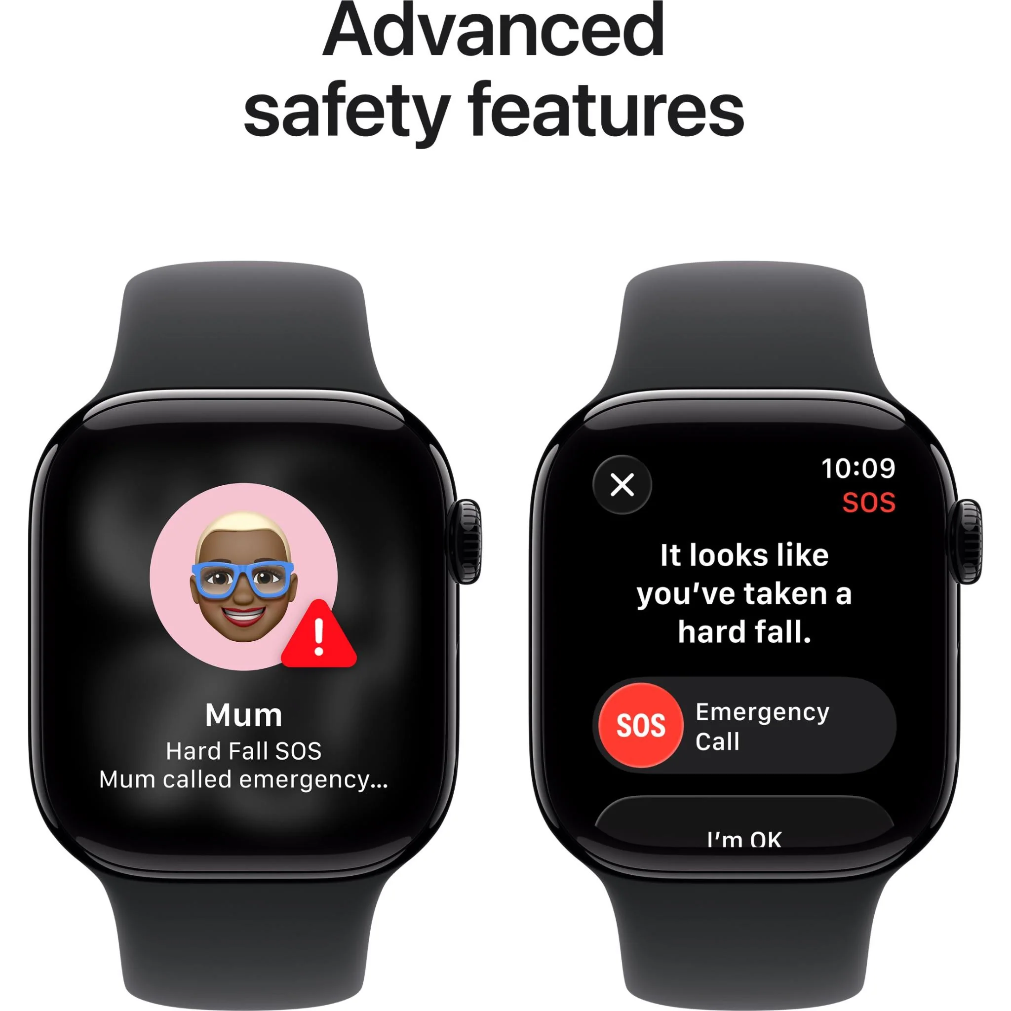Apple Watch Series 11 42mm Jet Black Aluminium Case GPS Sport Band (M/L) [Black] - Image 6