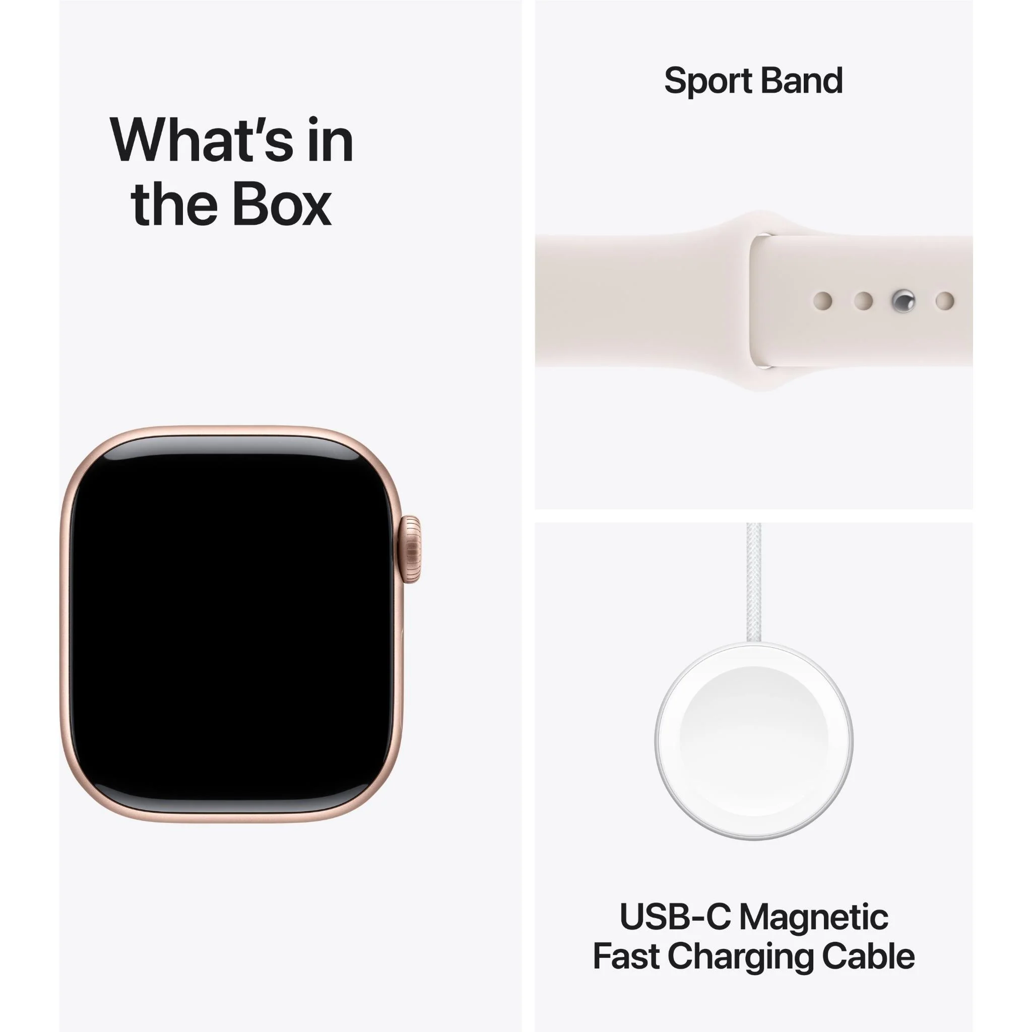 Apple Watch Series 11 42mm Rose Gold Aluminium Case GPS + Cellular Sport Band (S/M) [Light Blush] - Image 9