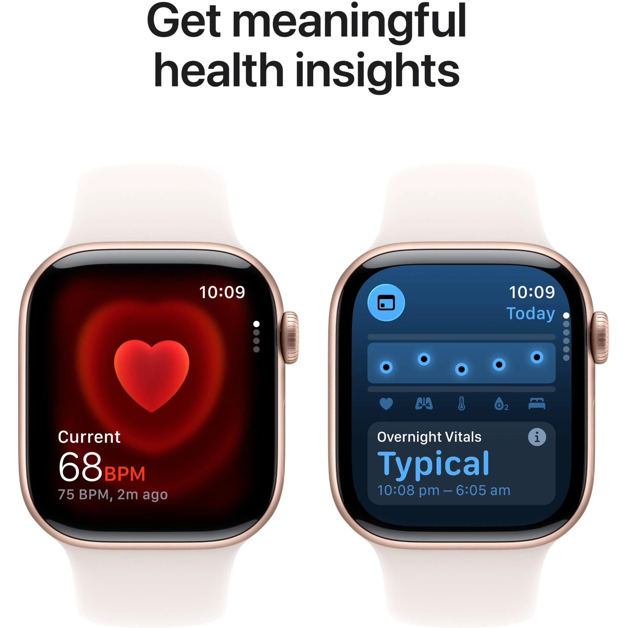 Apple Watch Series 11 42mm Rose Gold Aluminium Case GPS Sport Band (M/L) [Light Blush] - Image 5