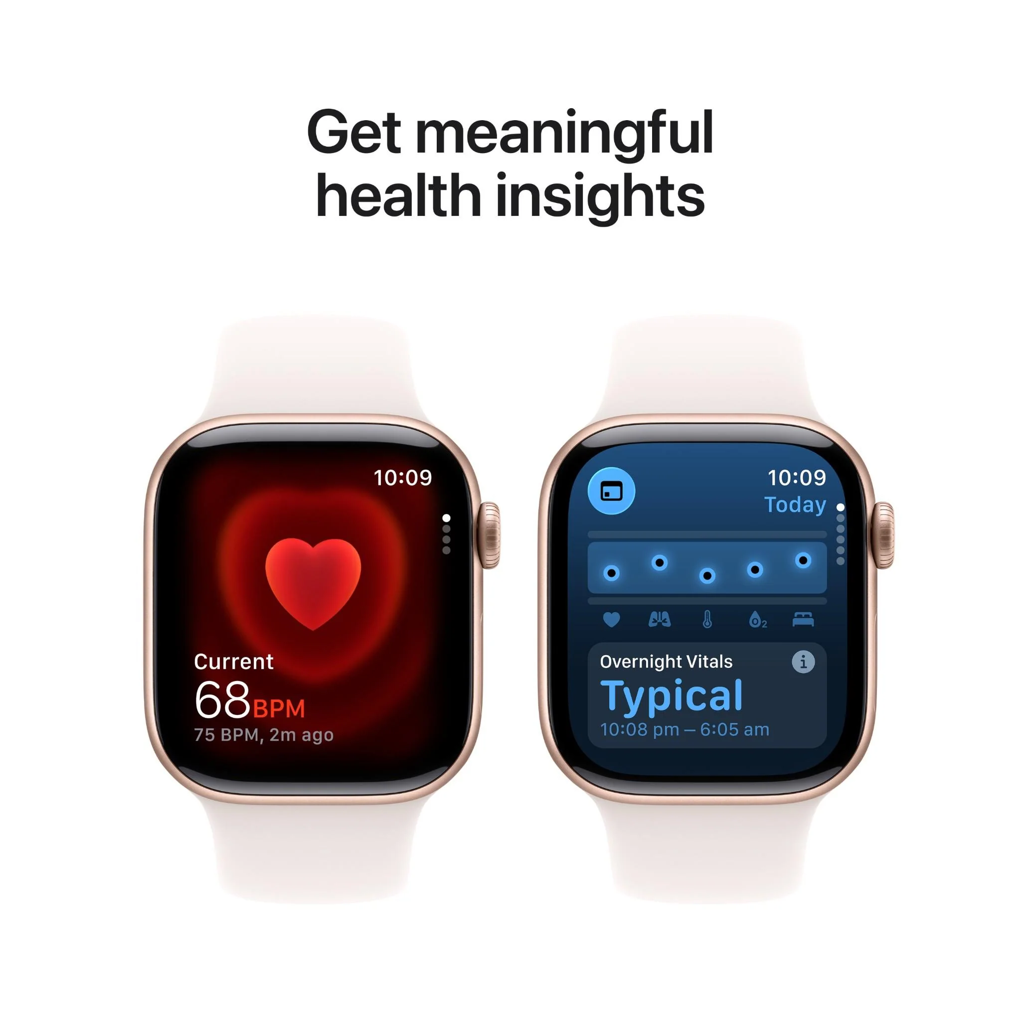 Apple Watch Series 11 42mm Rose Gold Aluminium Case GPS Sport Band (S/M) [Light Blush] - Image 5