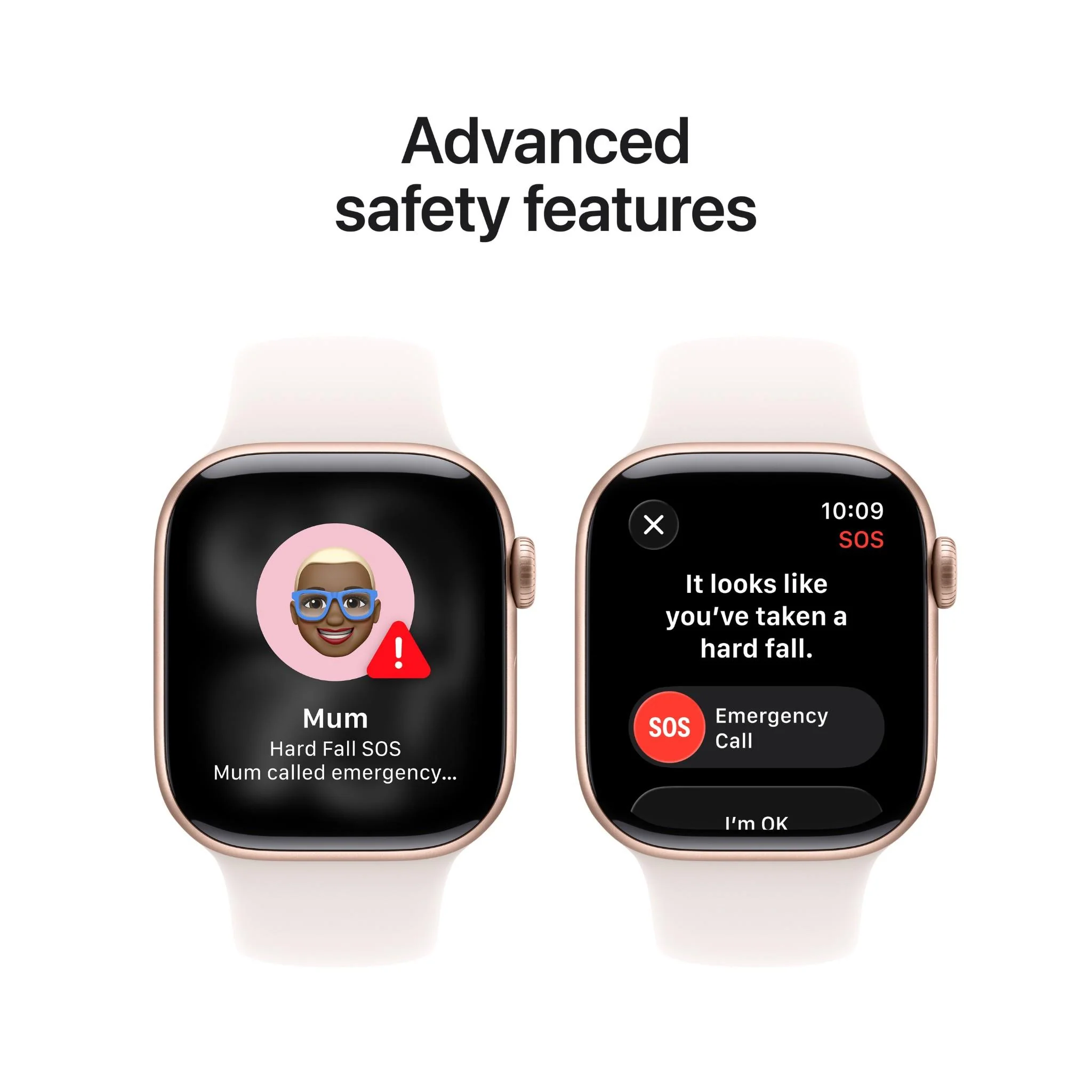 Apple Watch Series 11 42mm Rose Gold Aluminium Case GPS Sport Band (S/M) [Light Blush] - Image 6