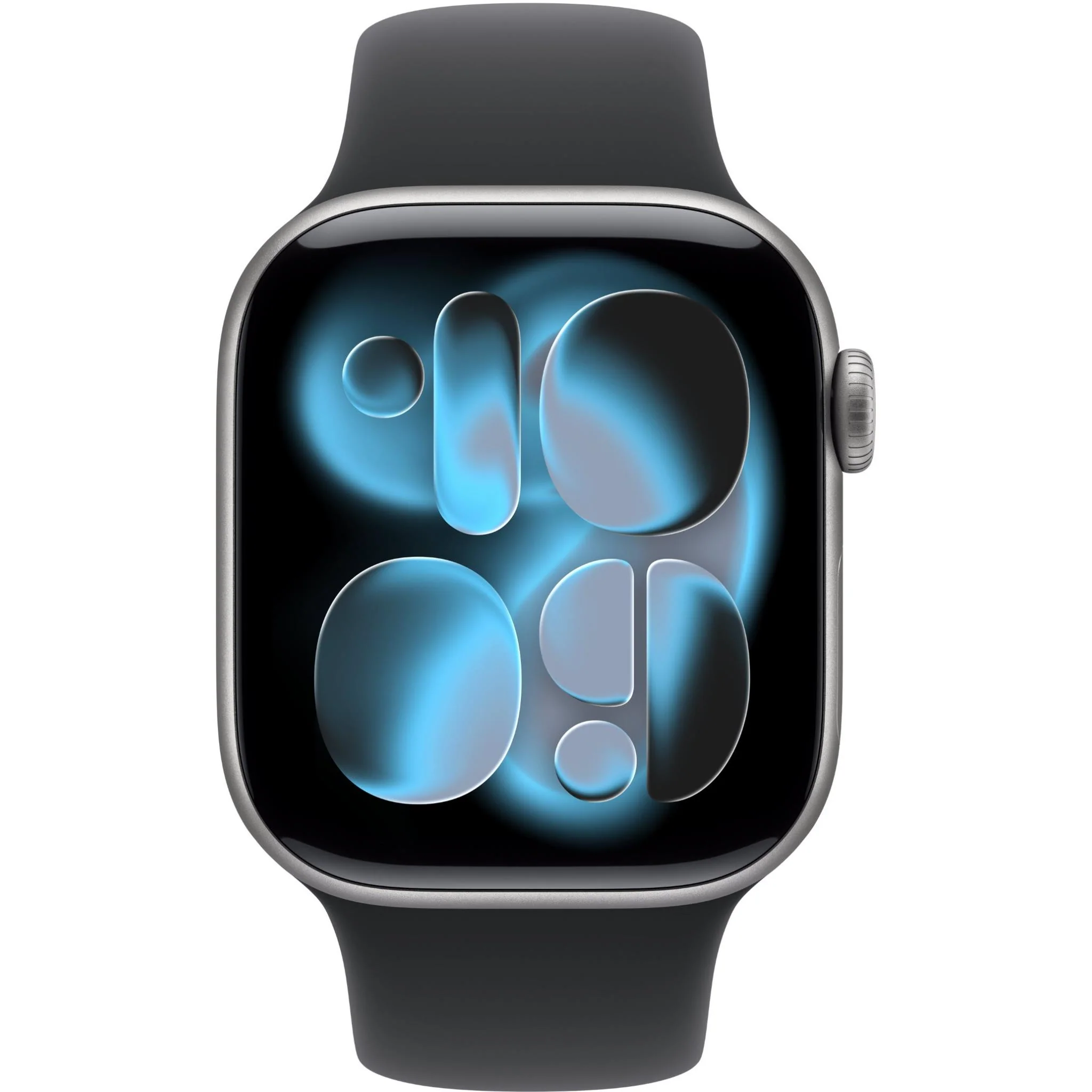 Apple Watch Series 11 42mm Space Grey Aluminium Case GPS Sport Band  (S/M) [Black] - Image 2