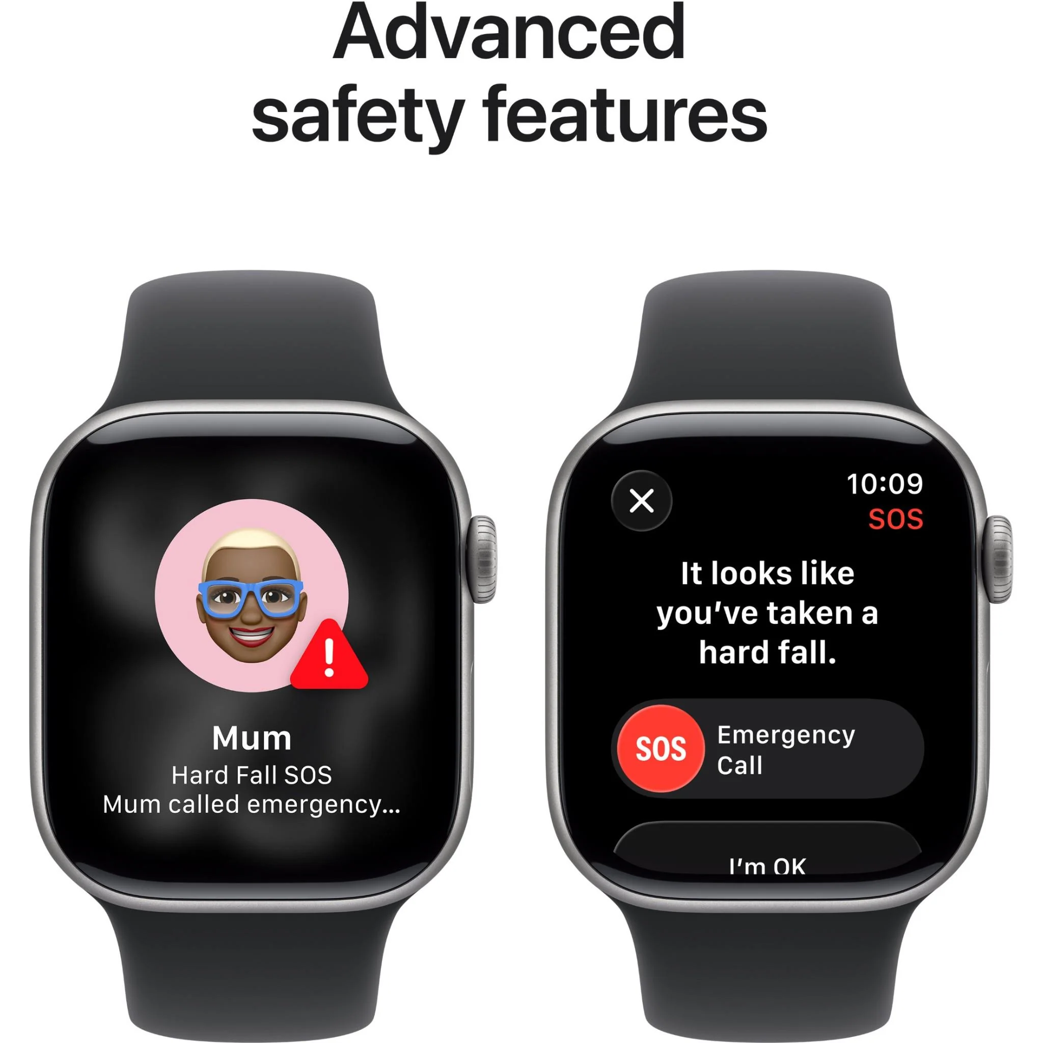 Apple Watch Series 11 42mm Space Grey Aluminium Case GPS Sport Band  (S/M) [Black] - Image 6