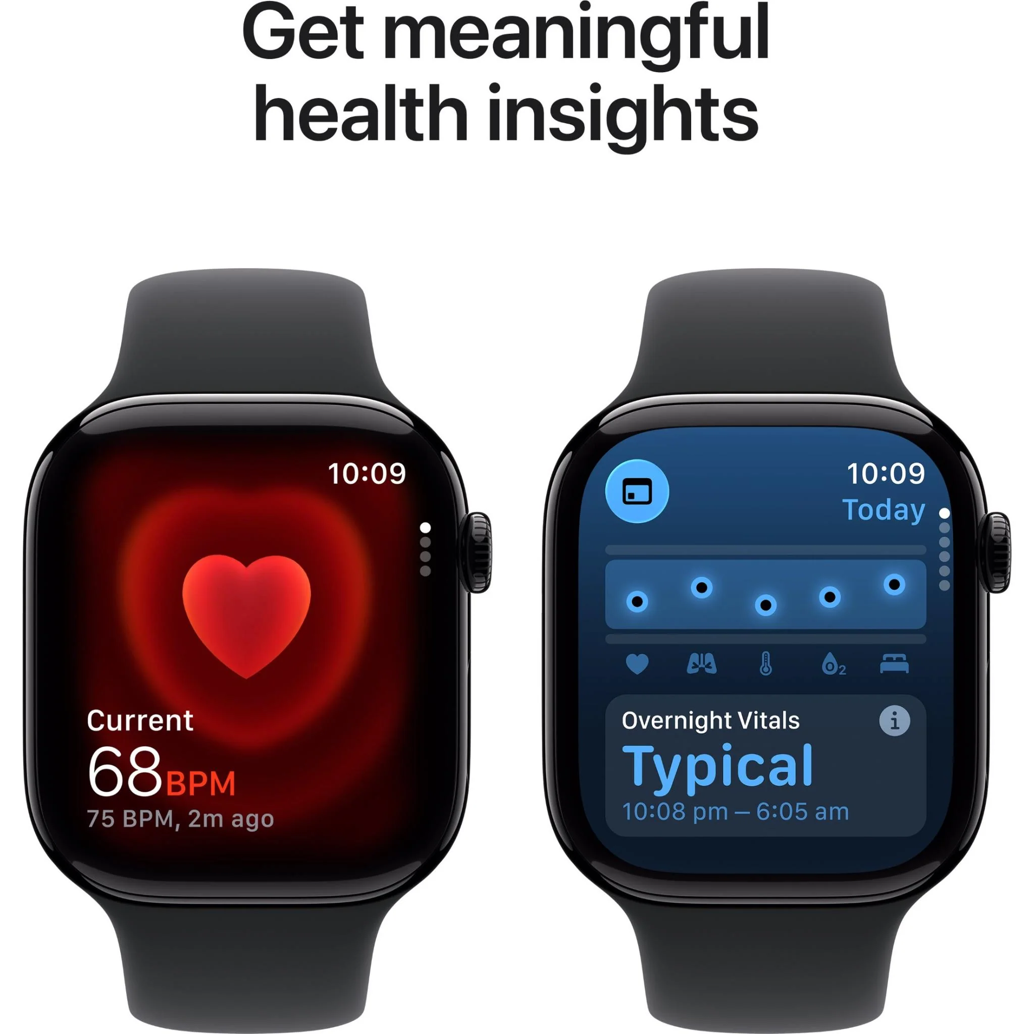 Apple Watch Series 11 46mm Jet Black Aluminium Case GPS + Cellular Sport Band (M/L) [Black] - Image 5