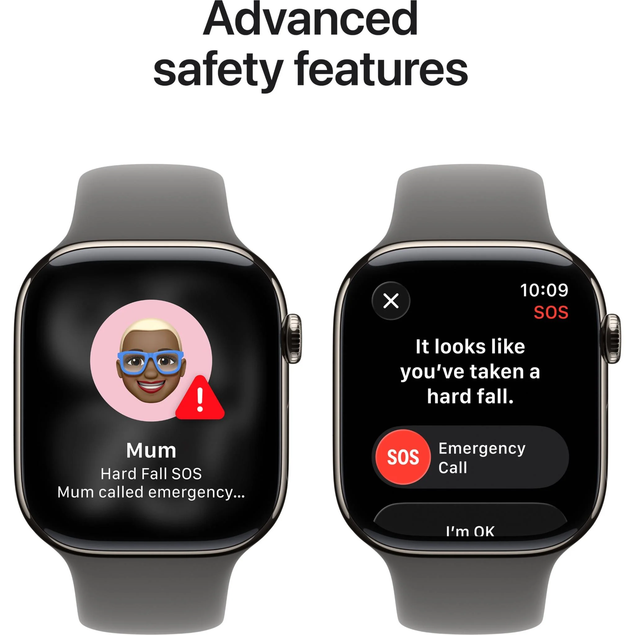 Apple Watch Series 11 46mm Jet Black Aluminium Case GPS + Cellular Sport Band (M/L) [Black] - Image 6